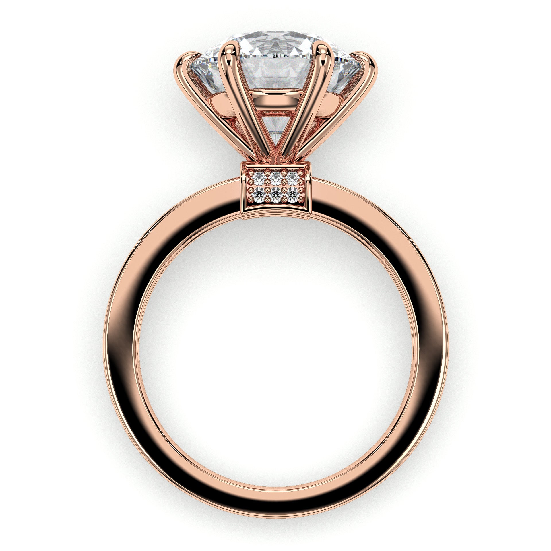 18K Rose Gold Vermeil / 5.00 CARAT