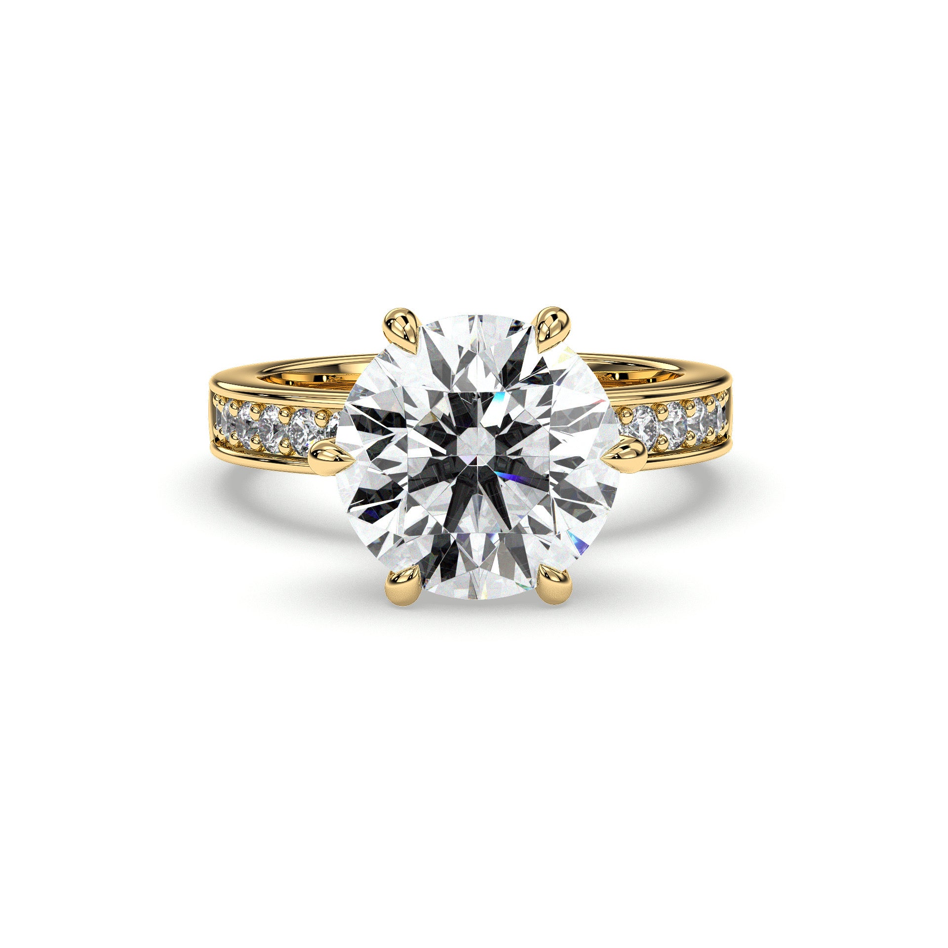 18K Yellow Gold Vermeil / 5.00 CARAT