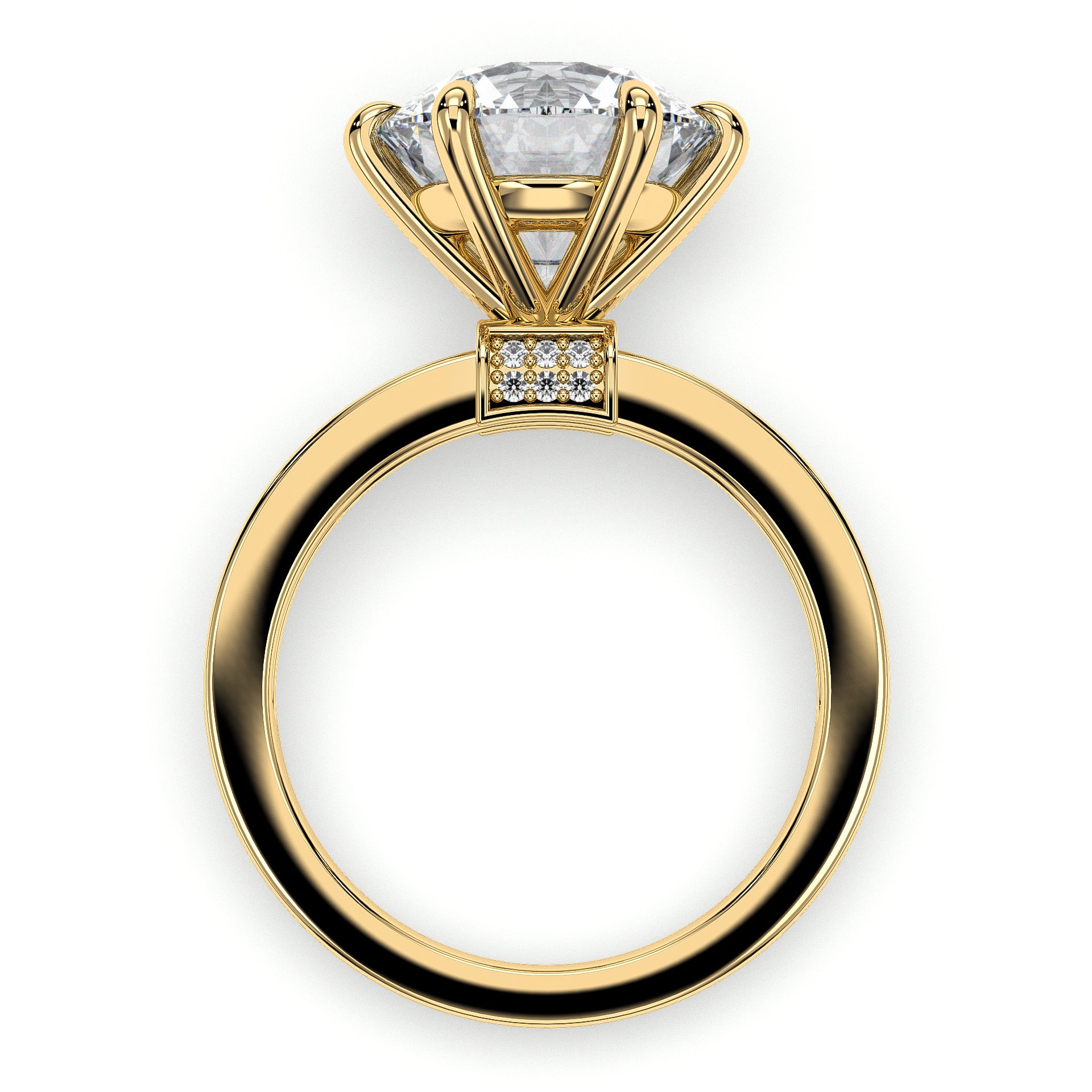 18K Yellow Gold Vermeil / 5.00 CARAT