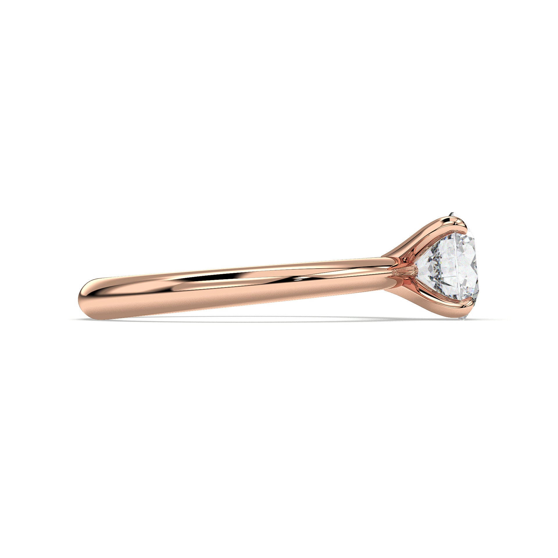 18K Rose Gold Vermeil / 1.00 CARAT