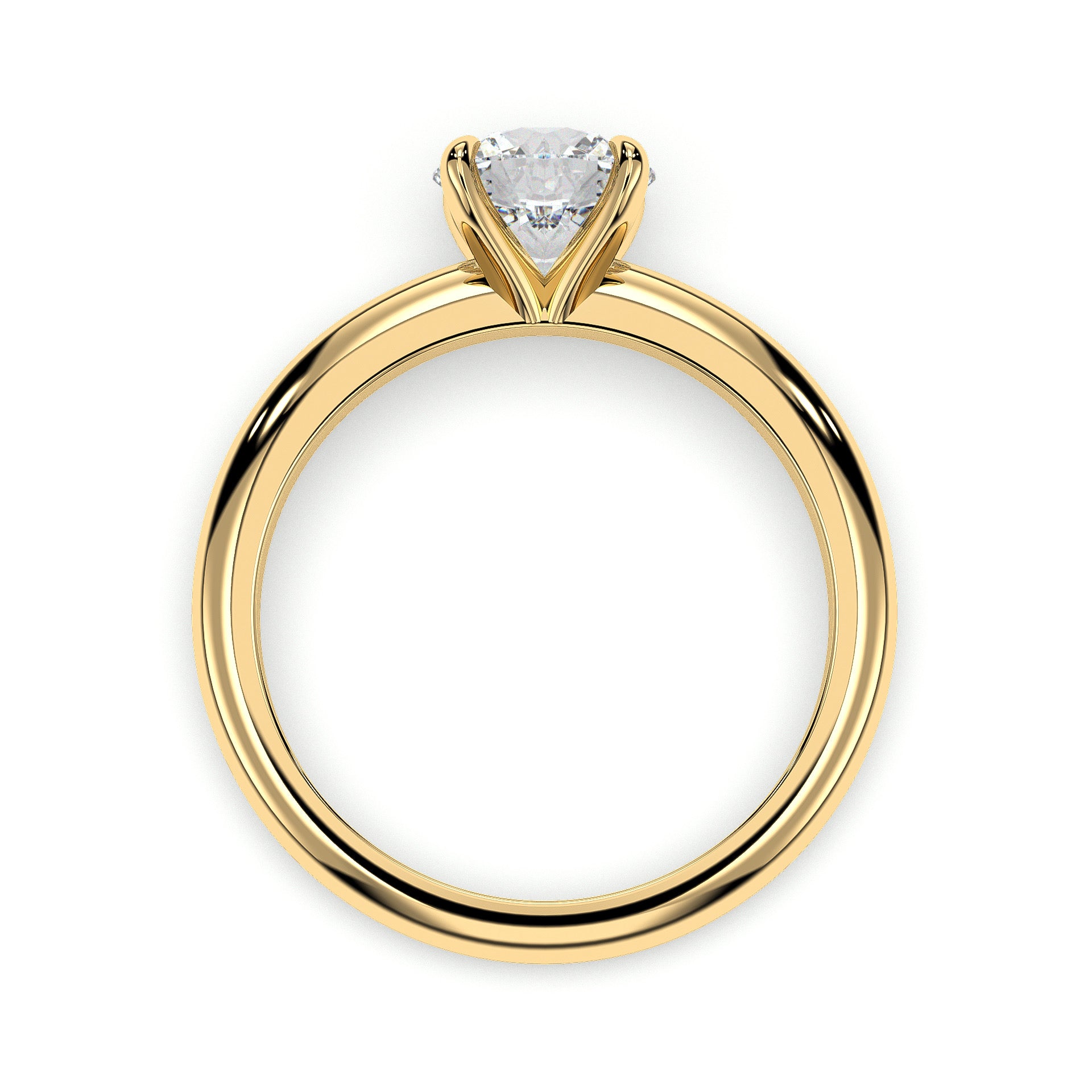18K Yellow Gold Vermeil / 1.00 CARAT
