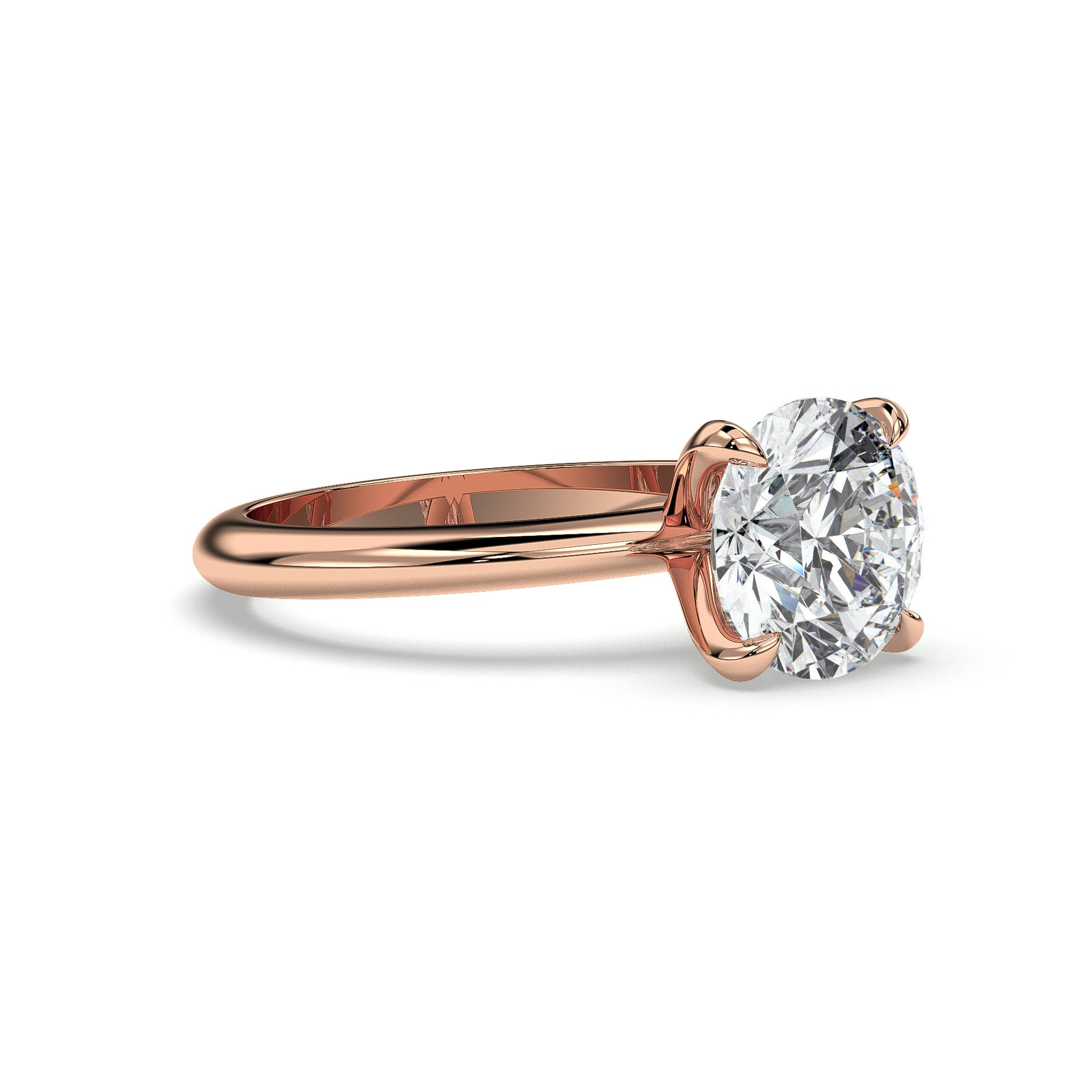 18K Rose Gold Vermeil / 2.00 CARAT