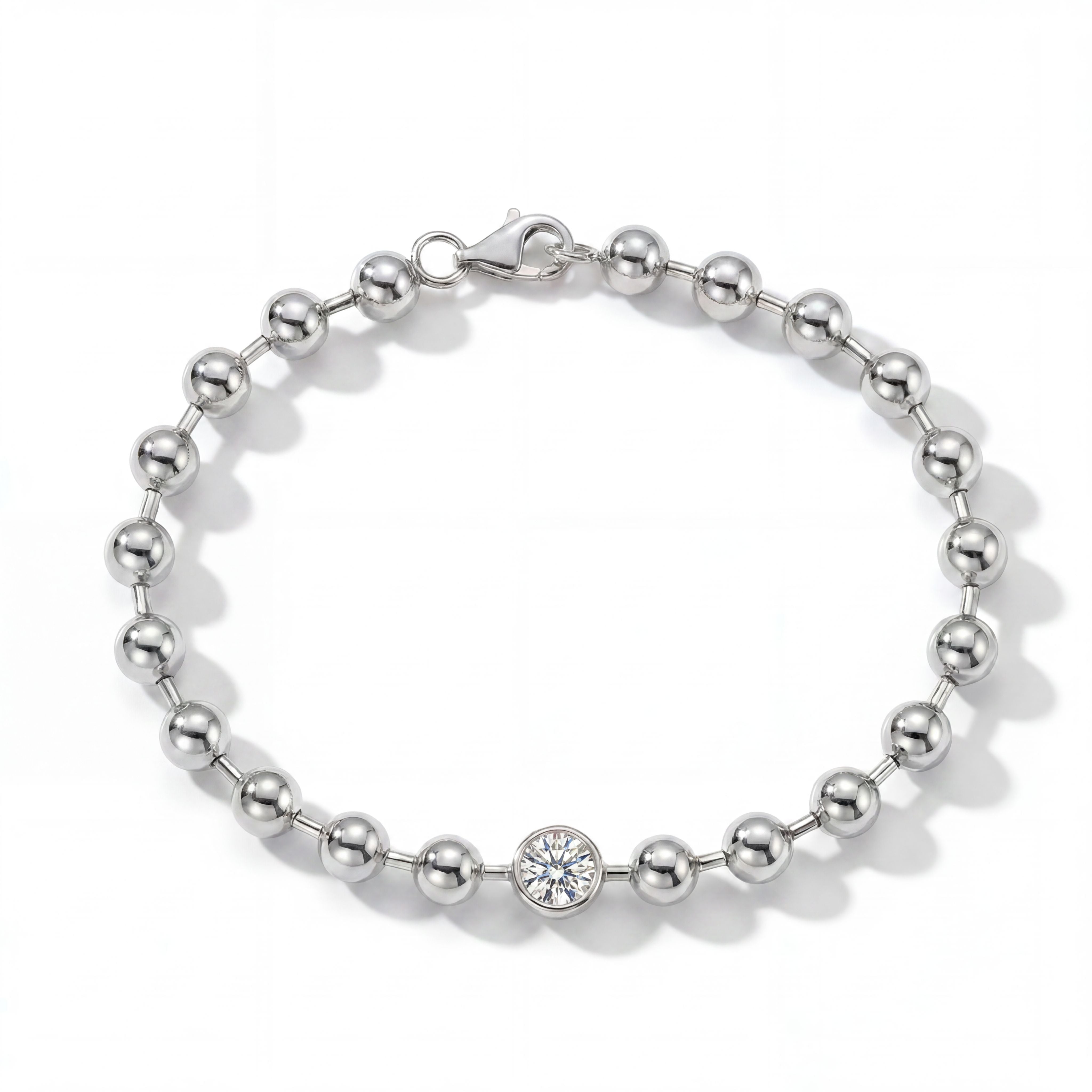 Bezel Bead Bracelet