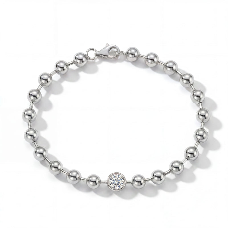 Bezel Bead Bracelet