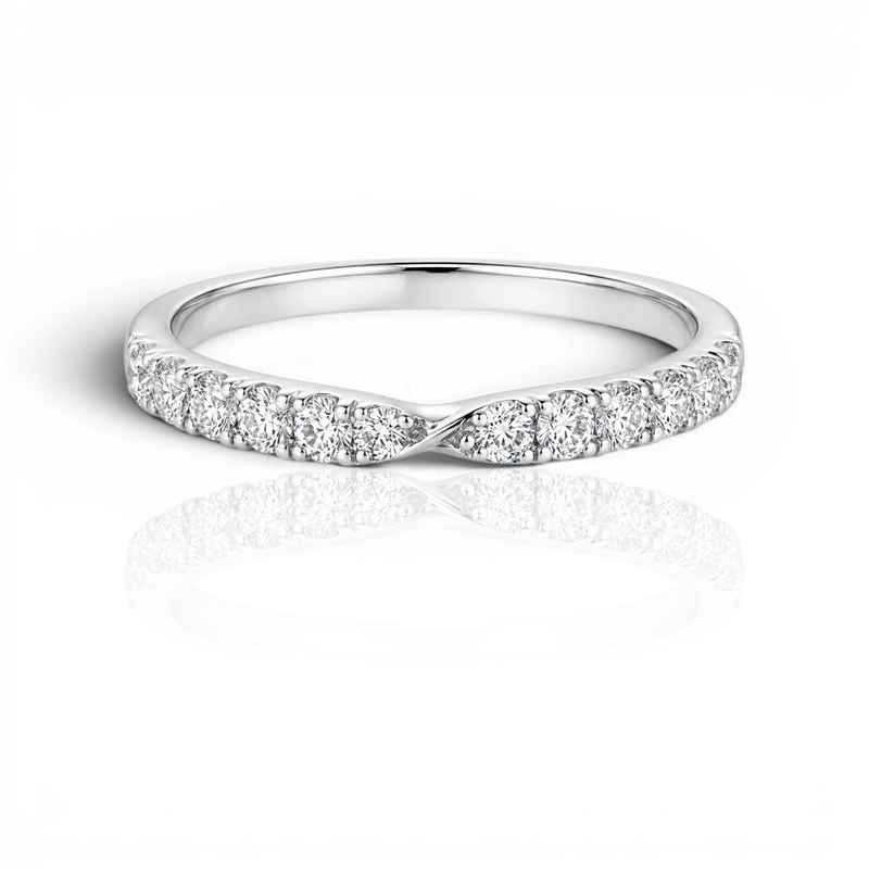 18K White Gold Vermeil