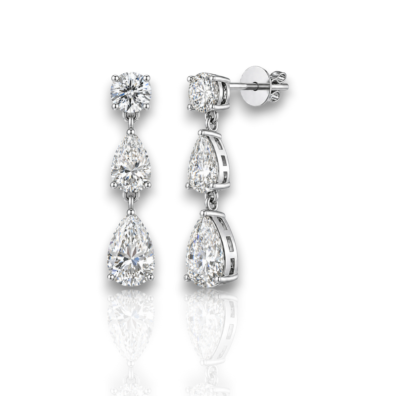 18K White Gold Vermeil