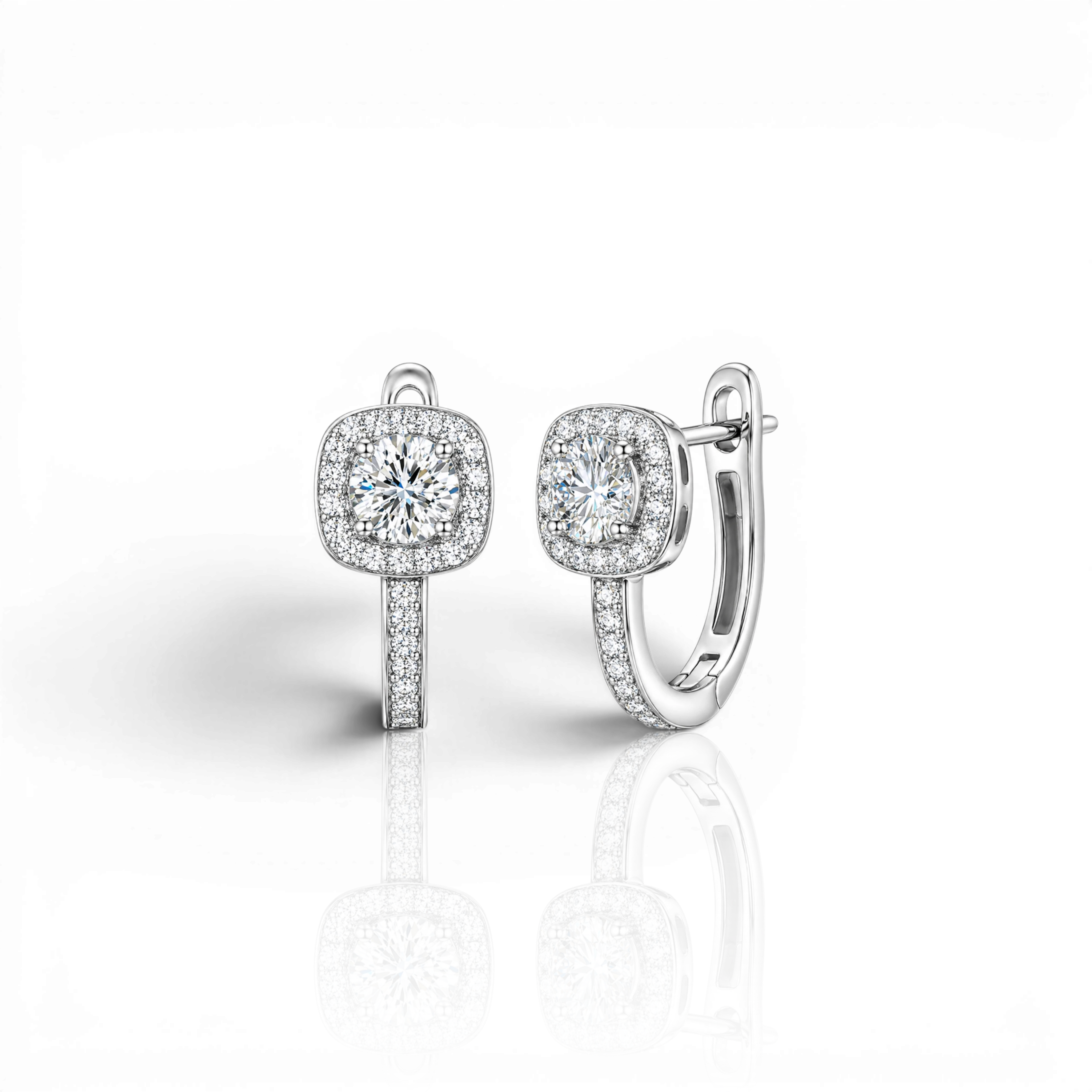 18K White Gold Vermeil
