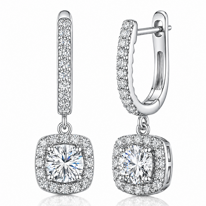 Lumière Halo Drop Earrings