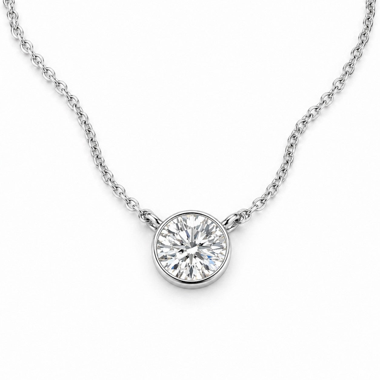 18K White Gold Vermeil