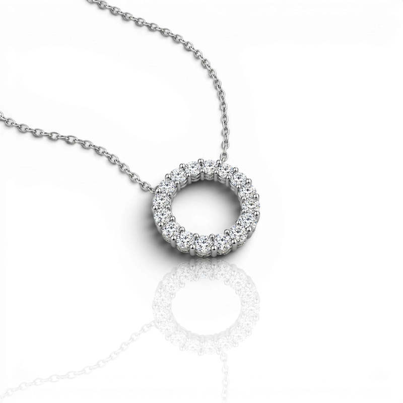 18K White Gold Vermeil