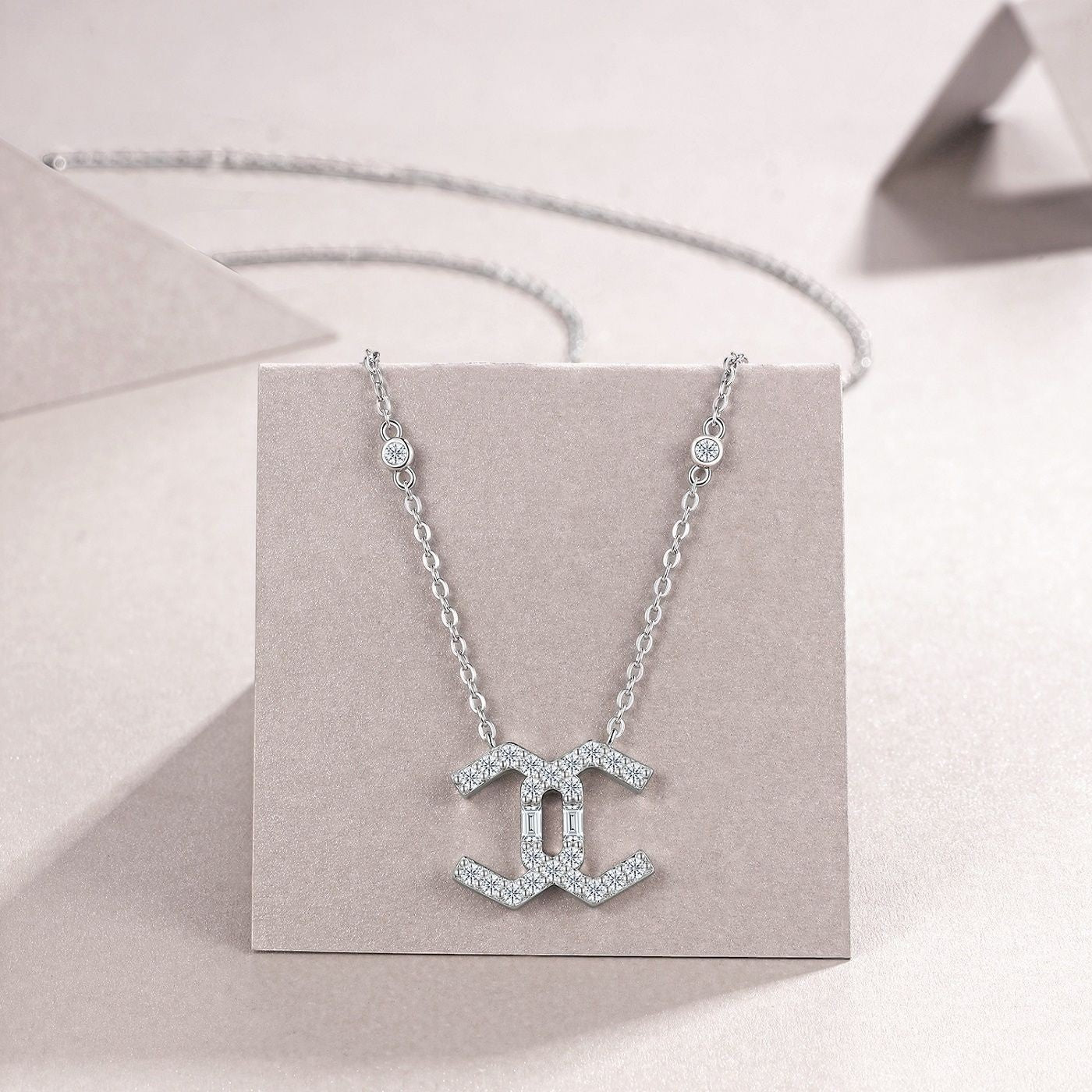 18K White Gold Vermeil
