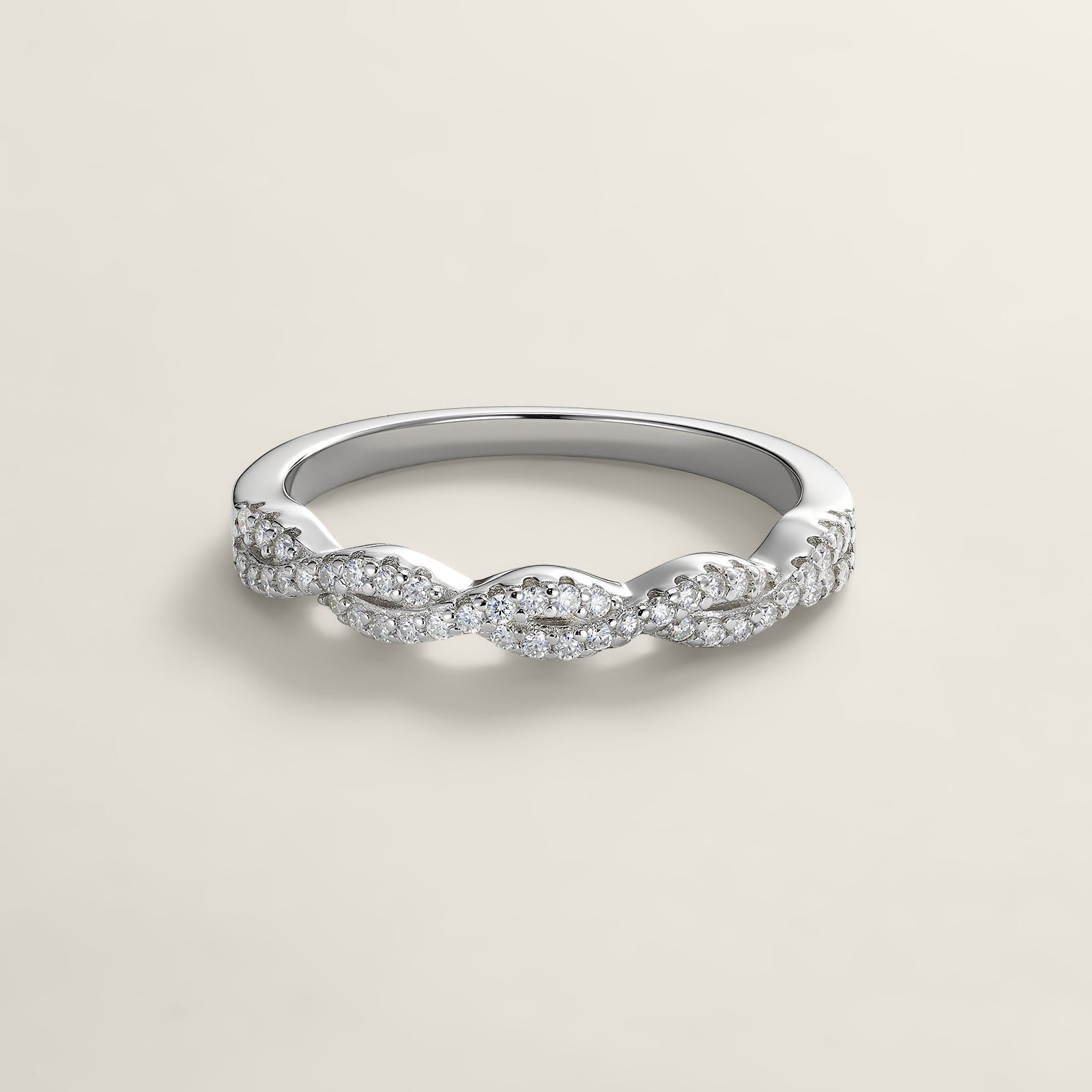 18K White Gold Vermeil