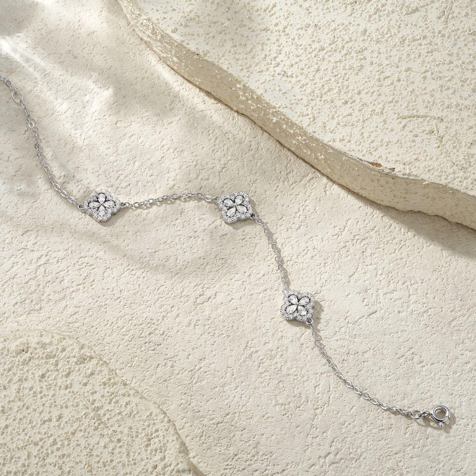 18K White Gold Vermeil
