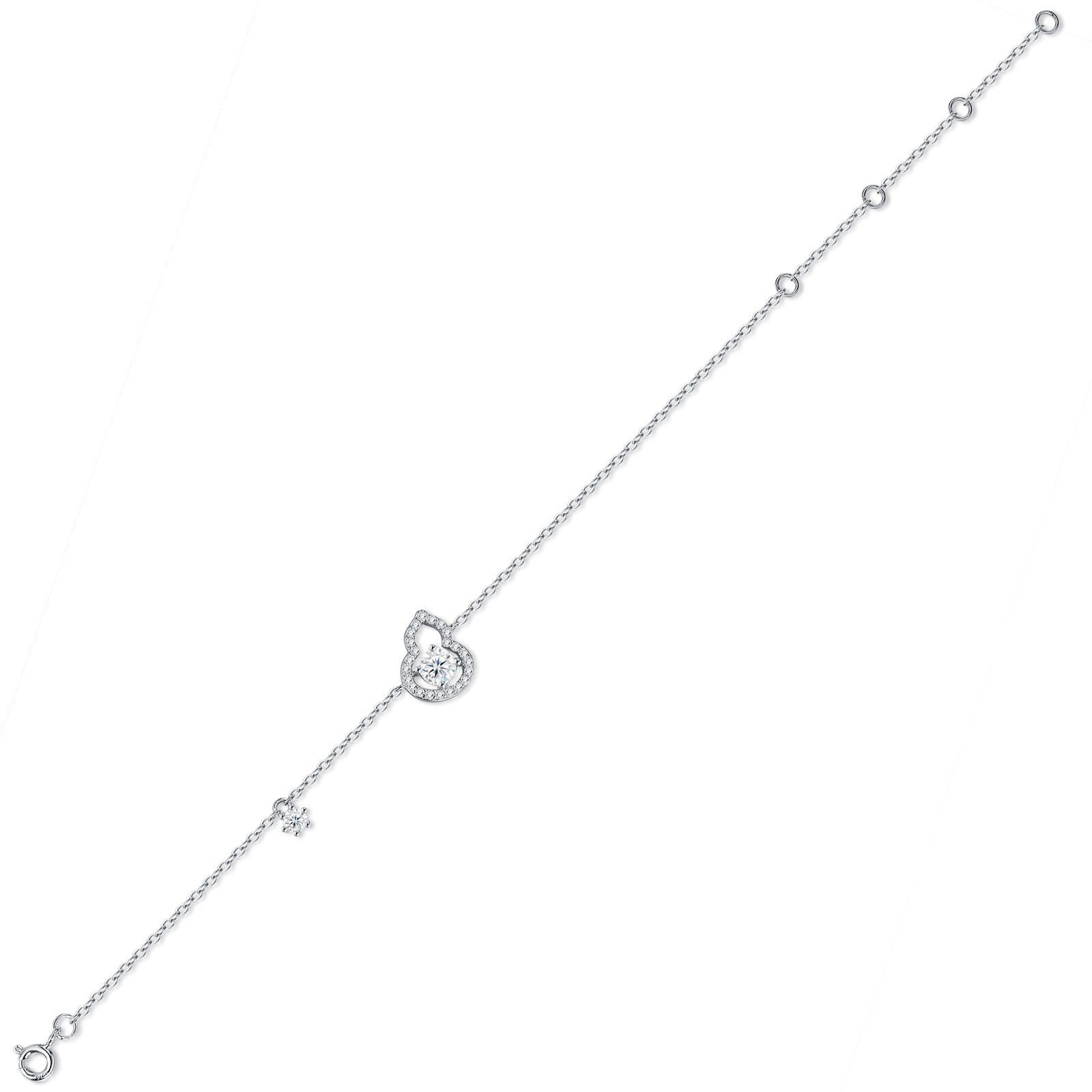 18K White Gold Vermeil