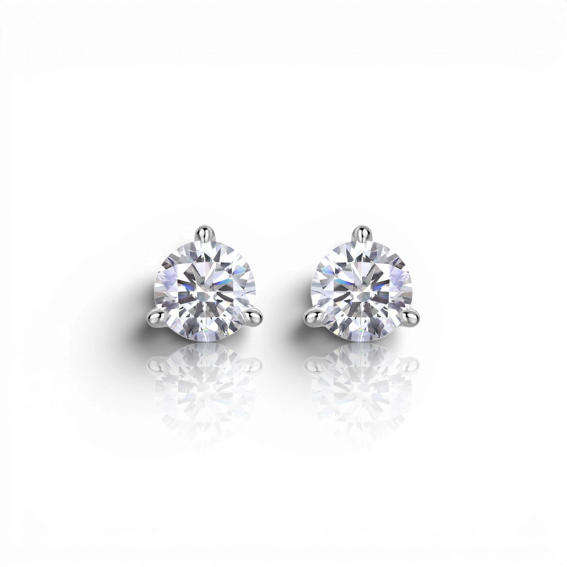 18K White Gold Vermeil