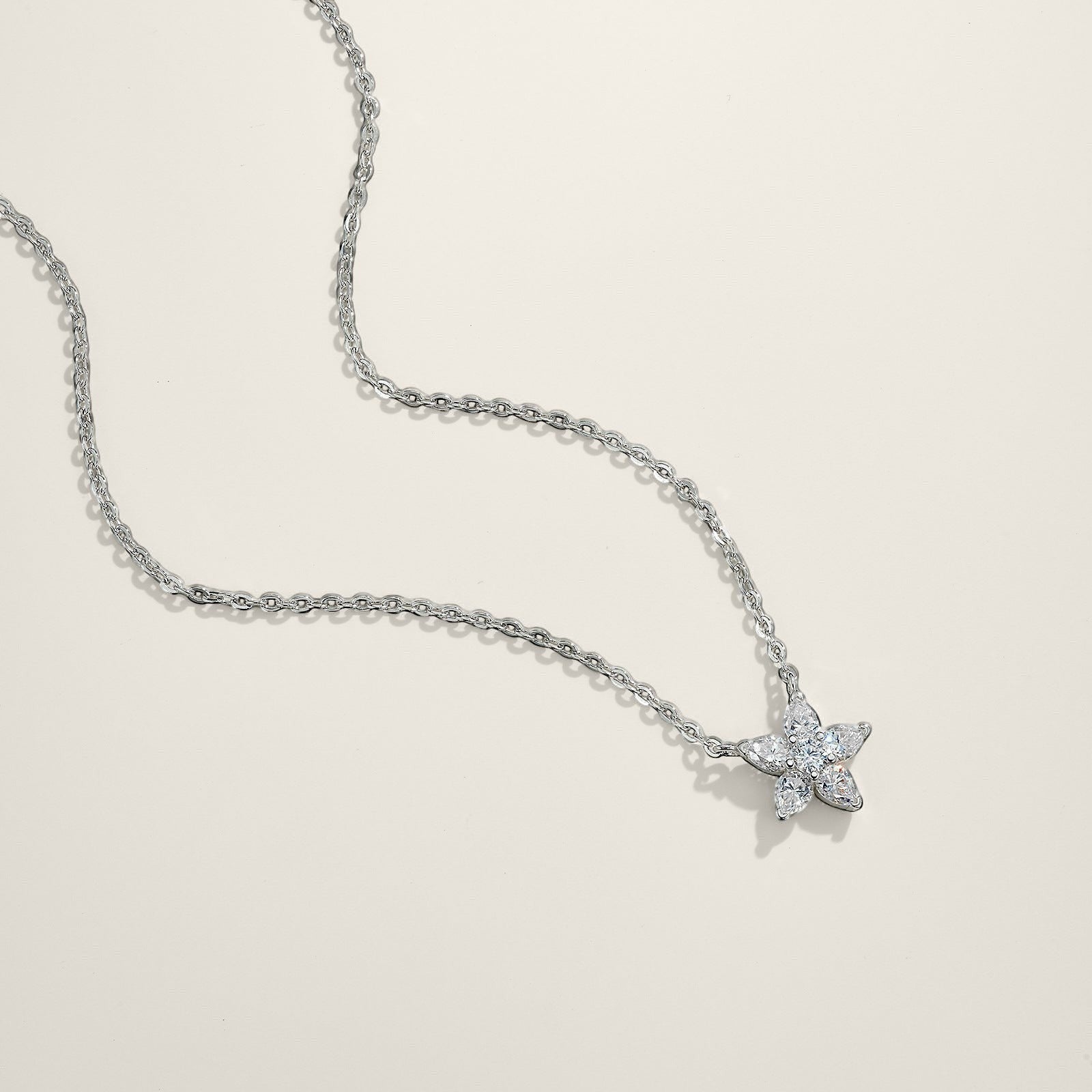 18K White Gold Vermeil