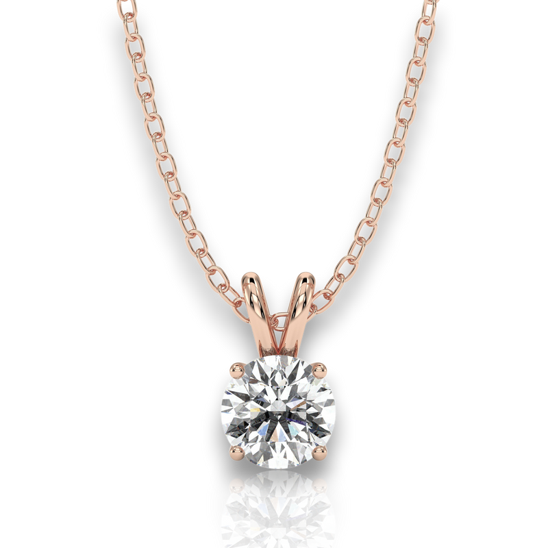 18K Rose Gold Vermeil / 1.00 CARAT
