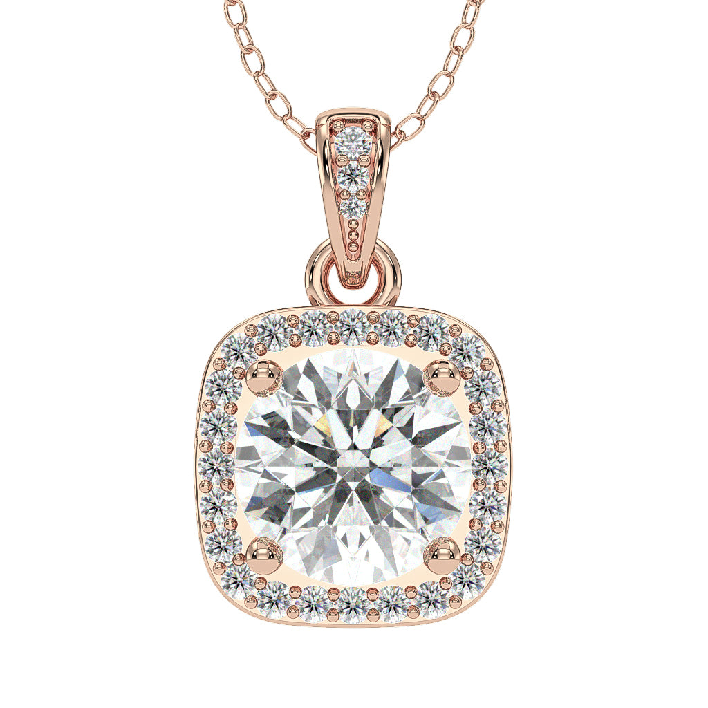 18K Rose Gold Vermeil / 2.00 CARAT
