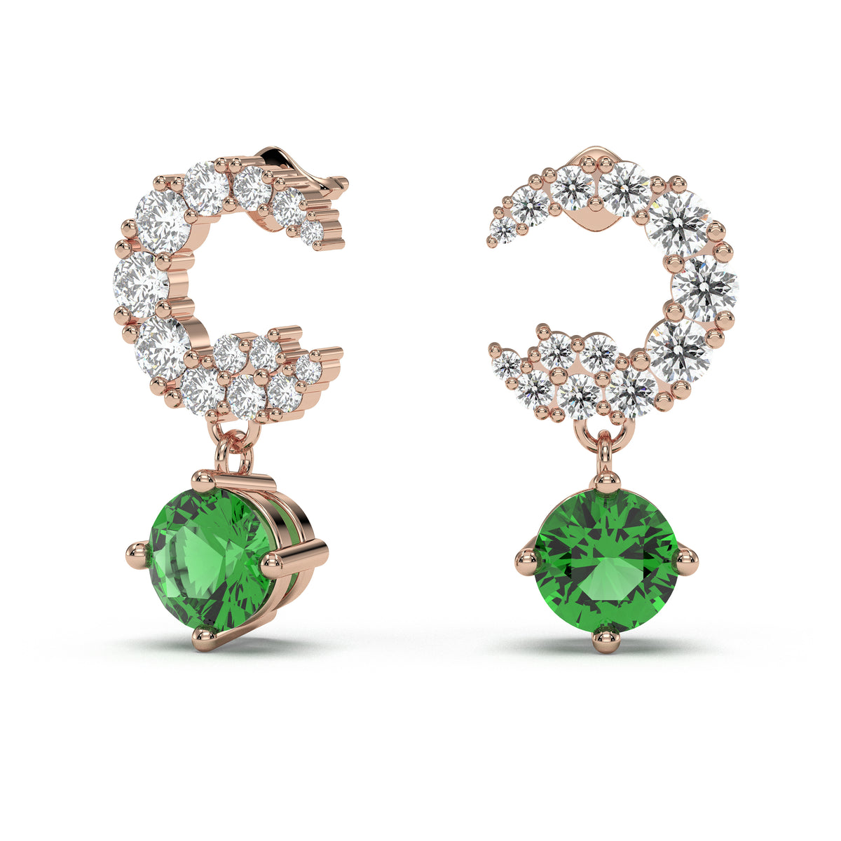 Lune d’Or Forest Earrings