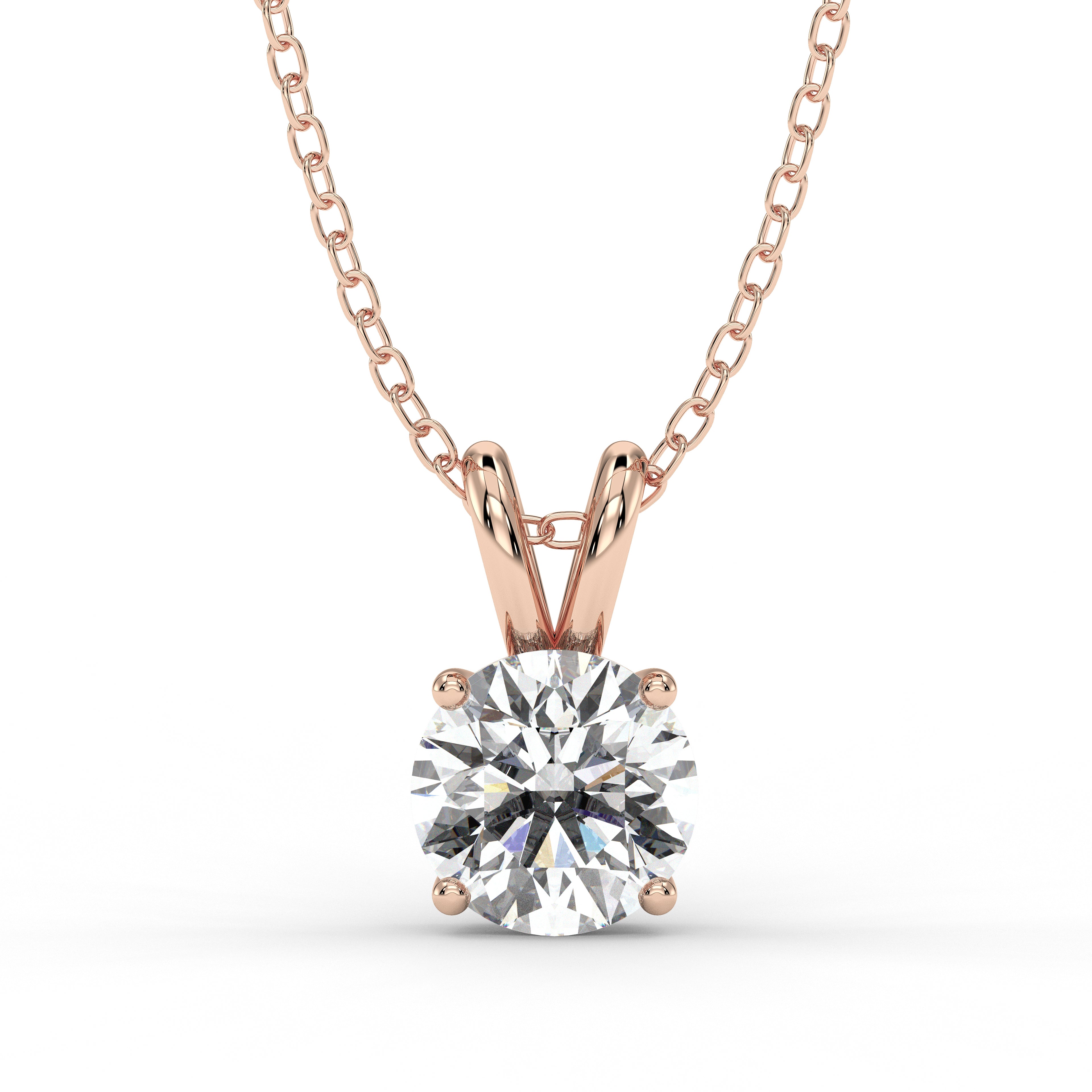 18K Rose Gold Vermeil / 2.00 CARAT