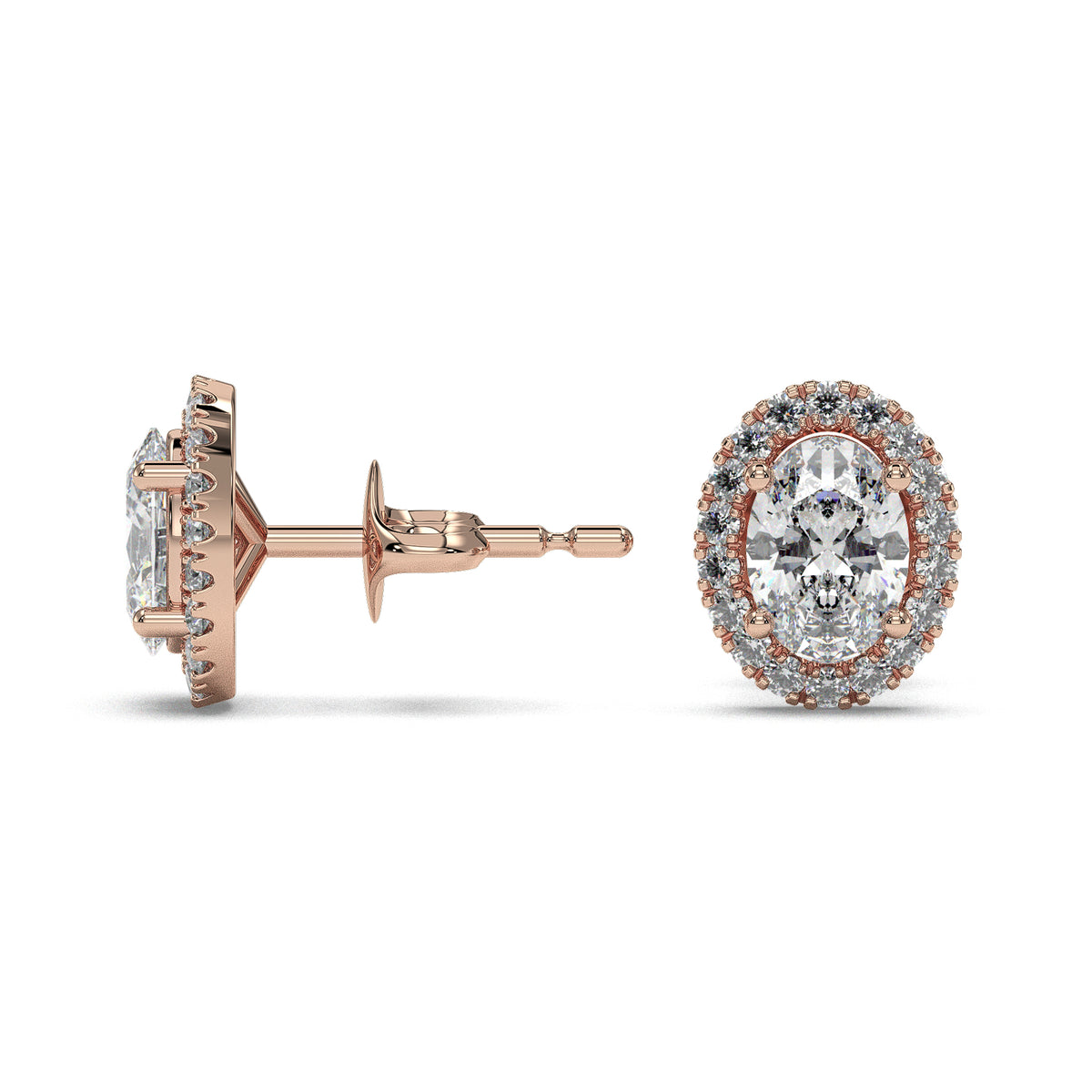 18K Rose Gold Vermeil / 1.00 CARAT