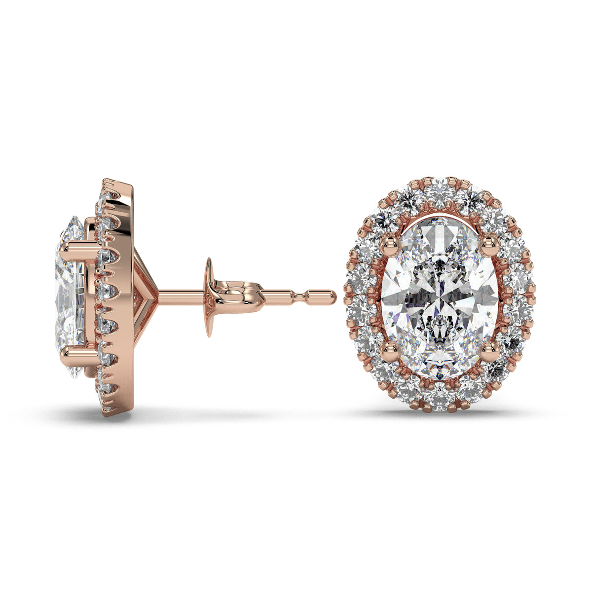 18K Rose Gold Vermeil / 2.00 CARAT