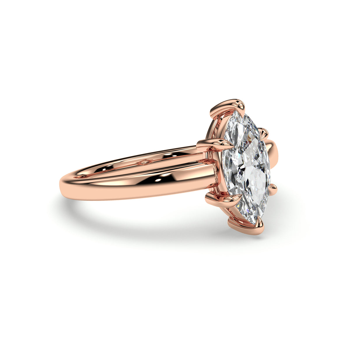 18K Rose Gold Vermeil / 1.00 CARAT