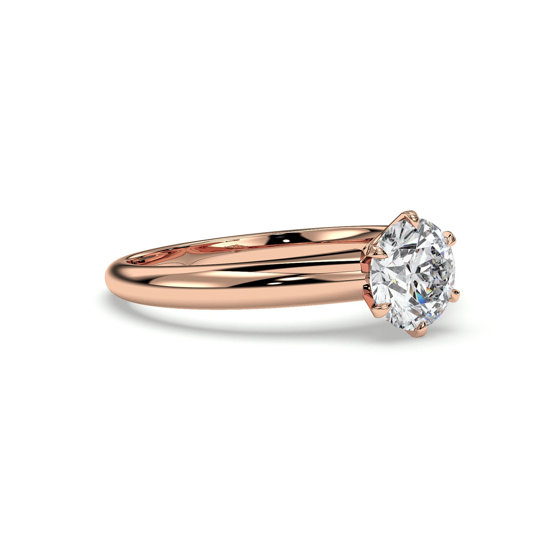 18K Rose Gold Vermeil / 1.00 CARAT