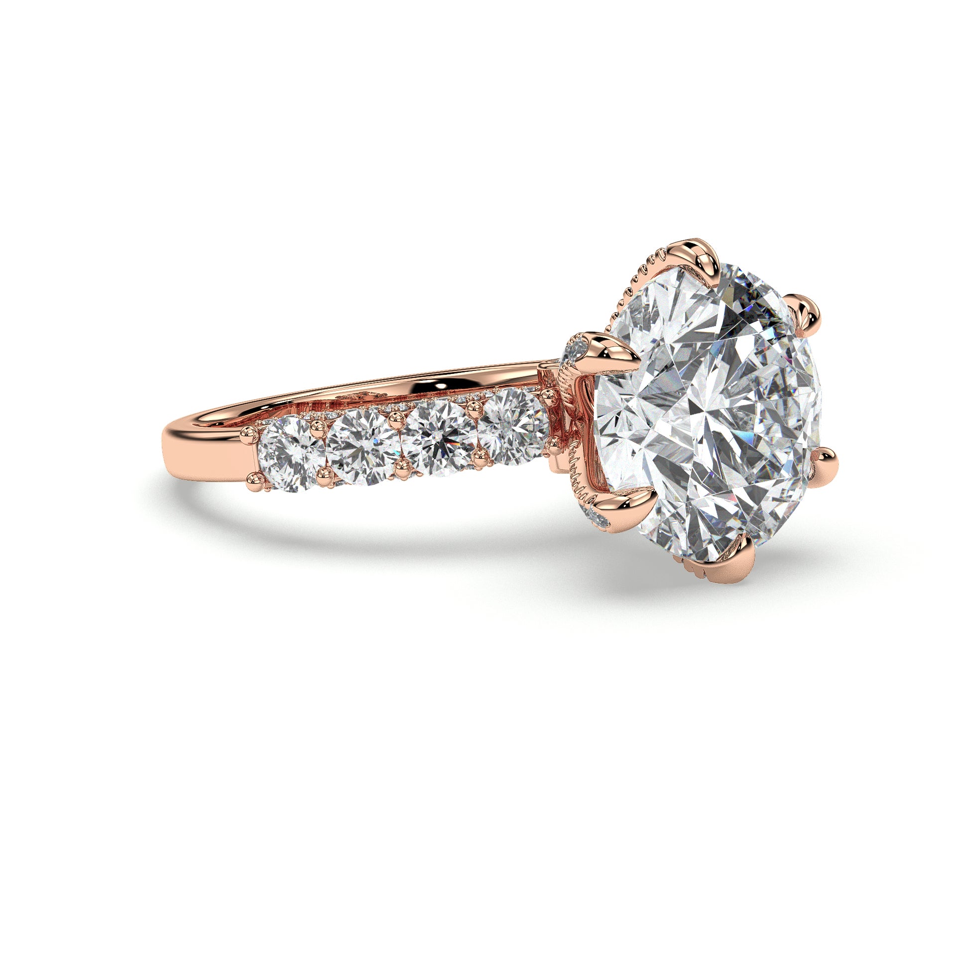 18K Rose Gold Vermeil / 5.00 CARAT