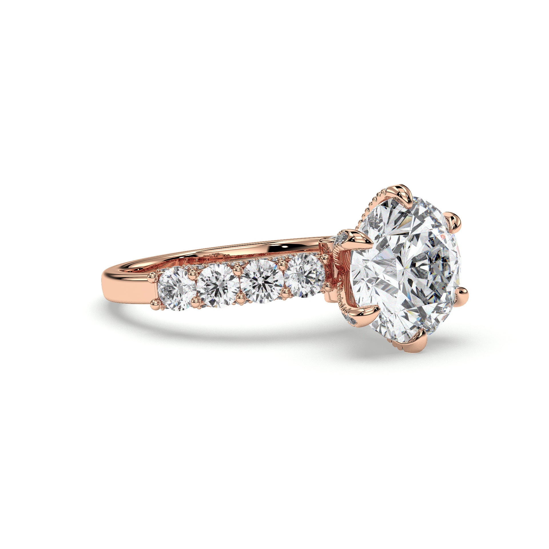 18K Rose Gold Vermeil / 3.00 CARAT