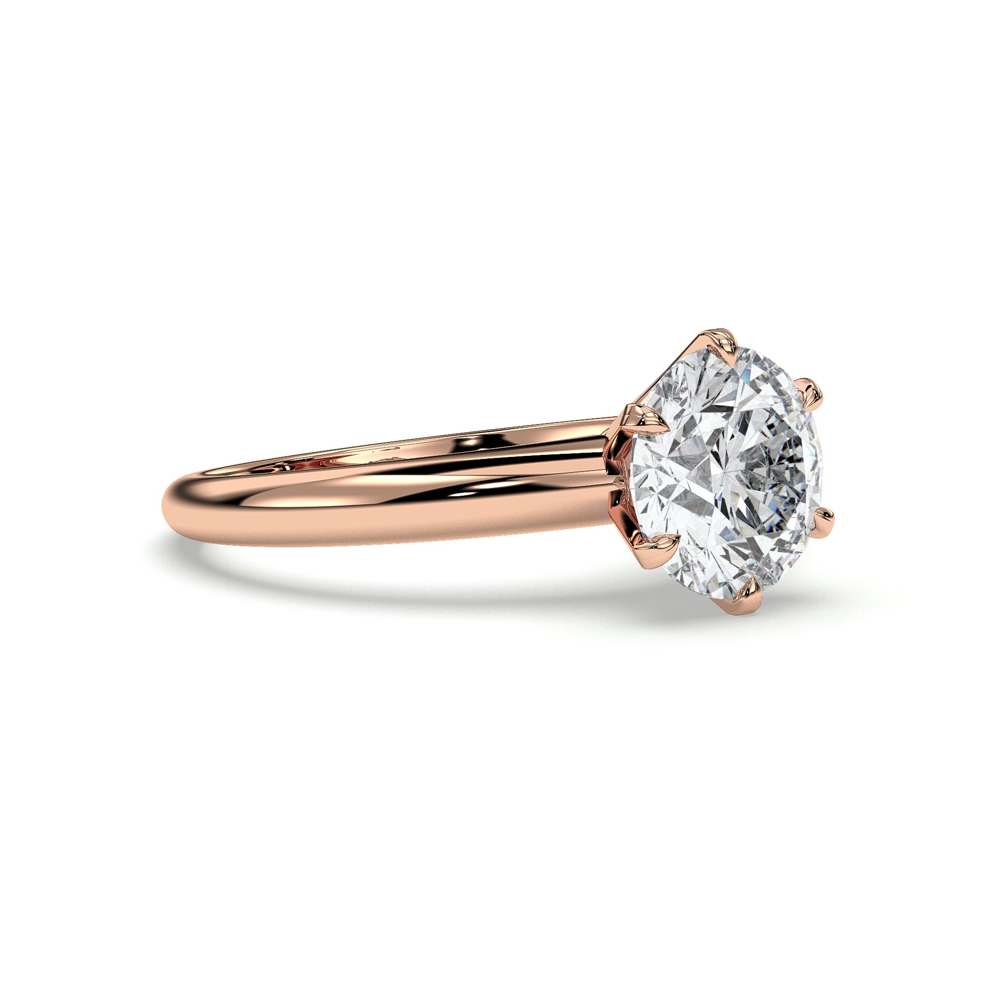 18K Rose Gold Vermeil / 2.00 CARAT