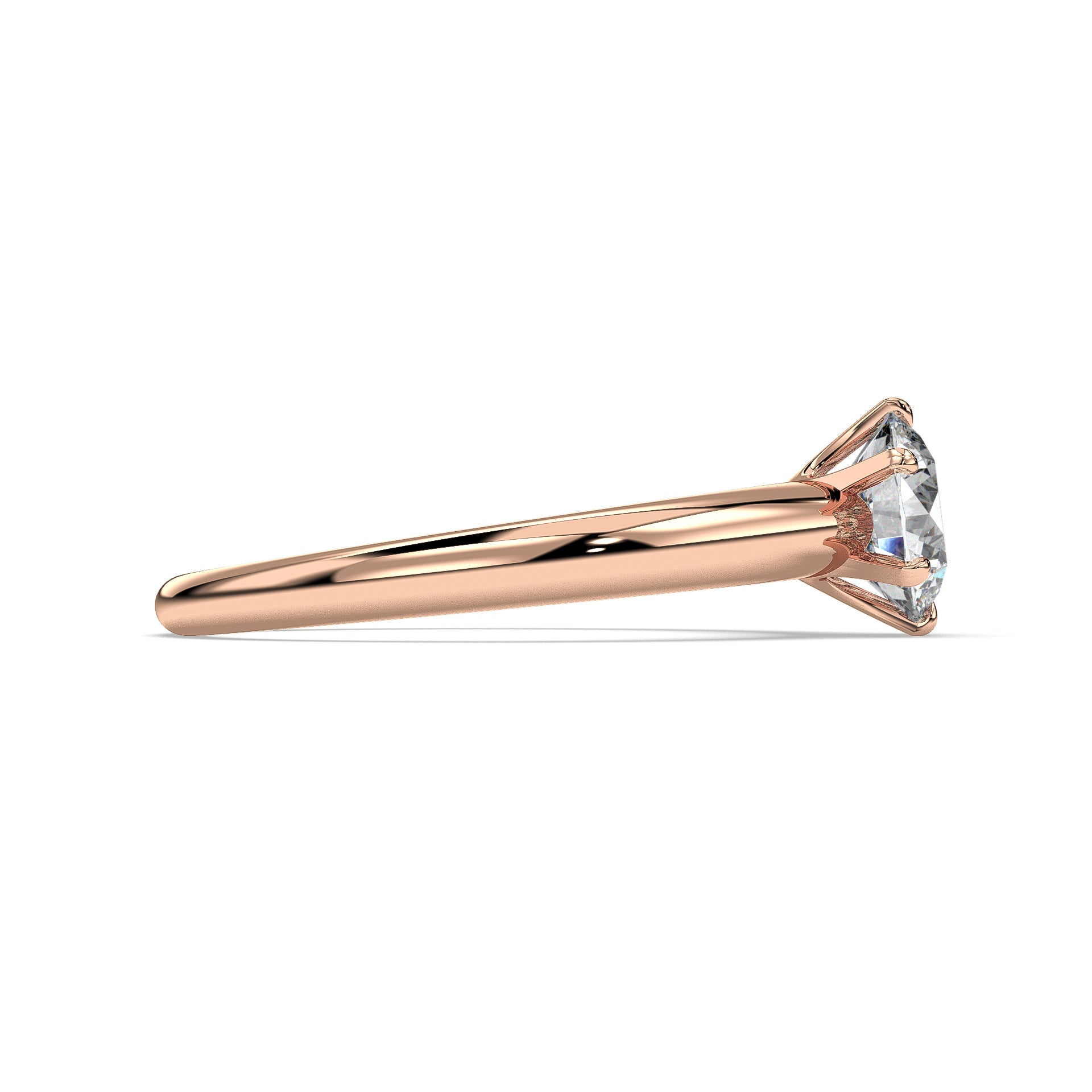 18K Rose Gold Vermeil / 1.00 CARAT