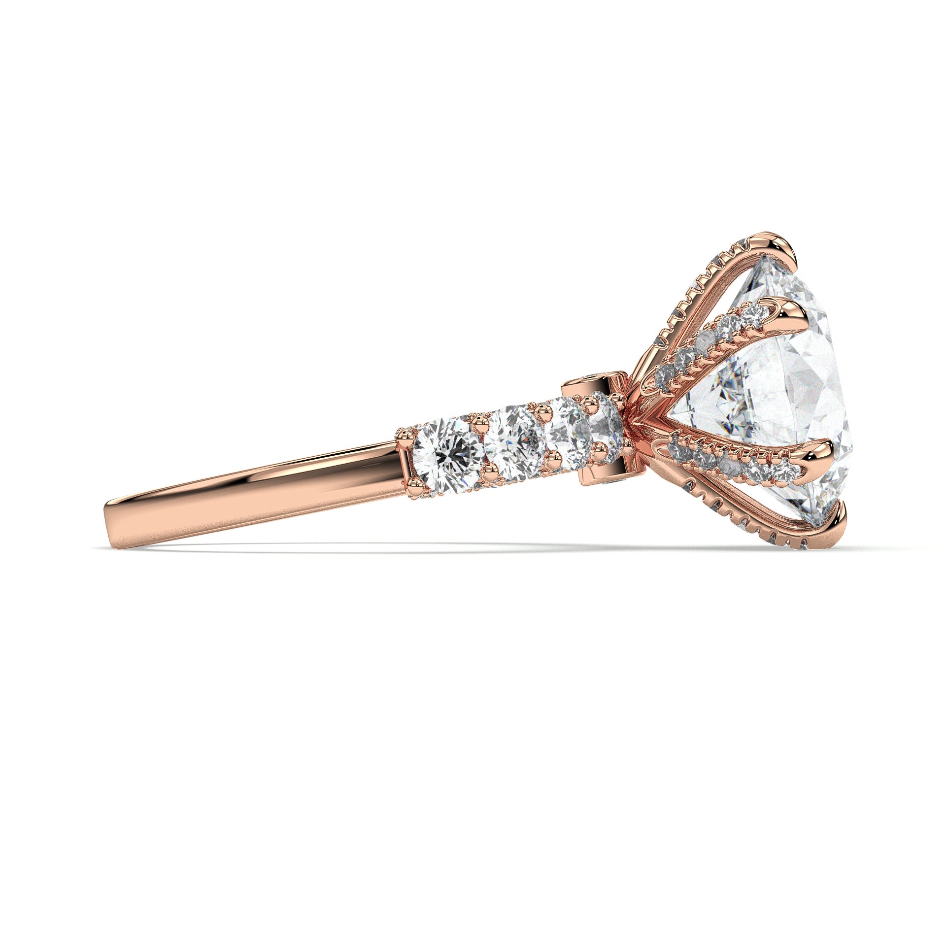 18K Rose Gold Vermeil / 5.00 CARAT