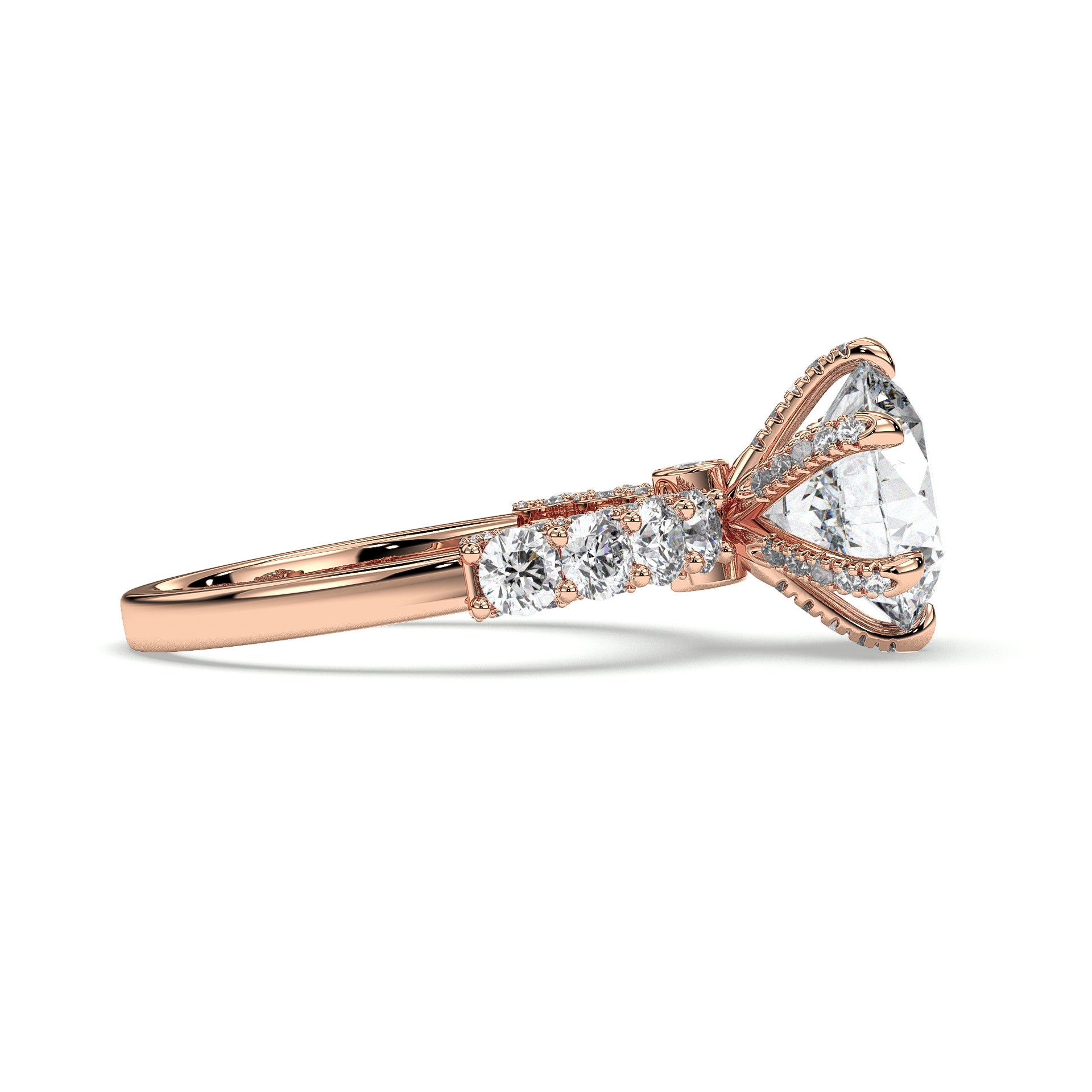 18K Rose Gold Vermeil / 3.00 CARAT