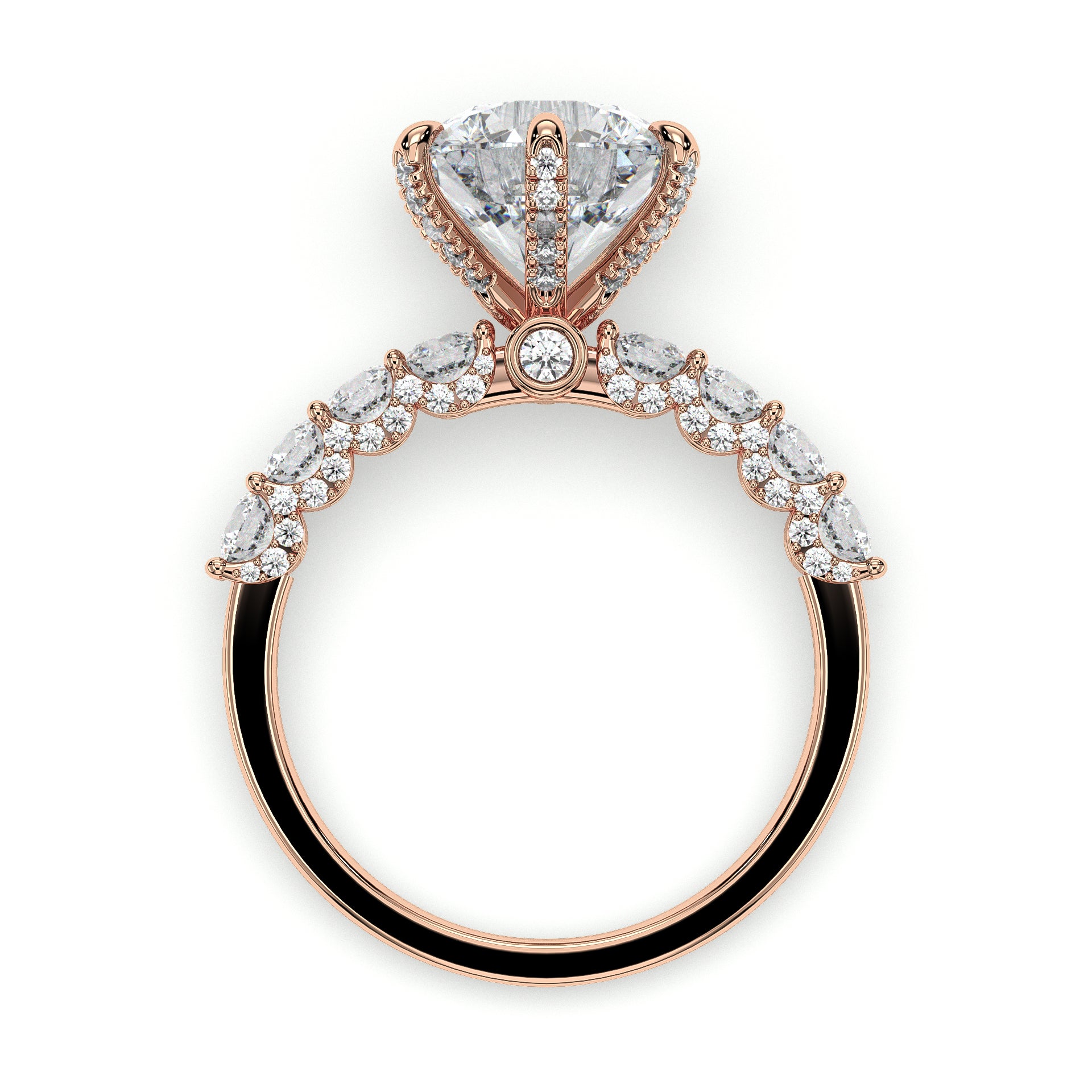 18K Rose Gold Vermeil / 3.00 CARAT