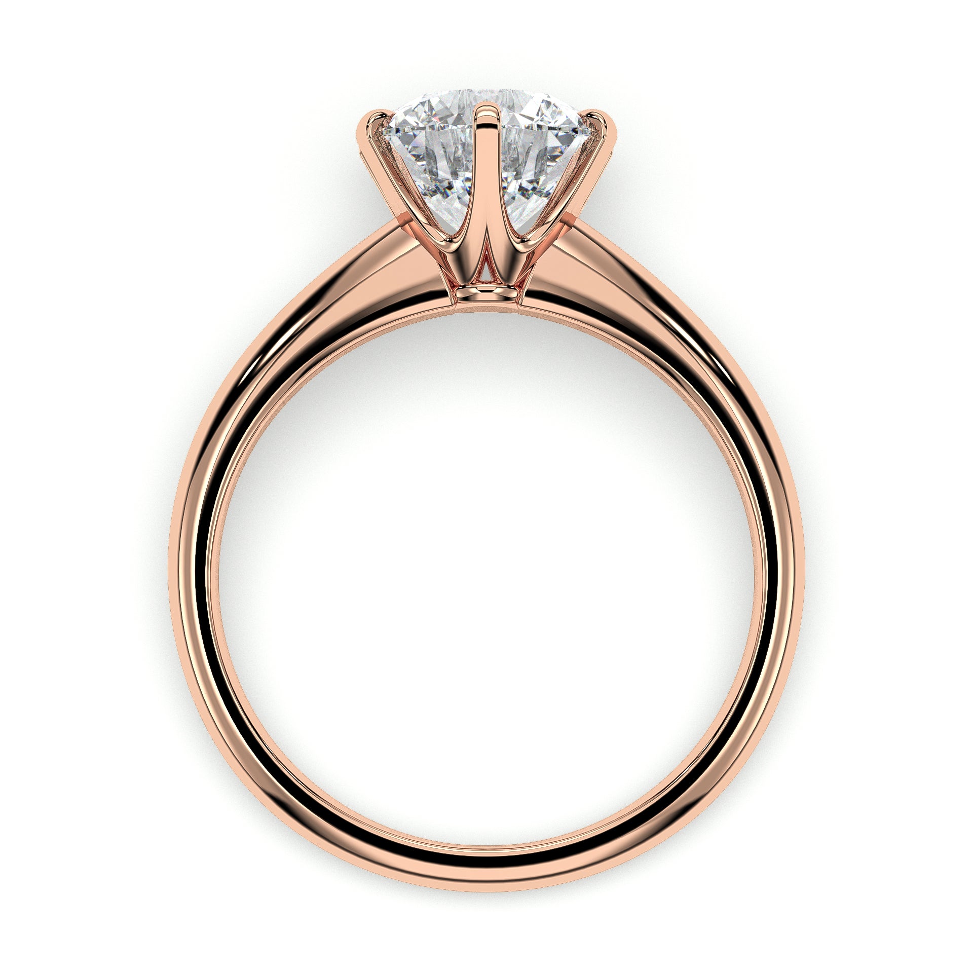 18K Rose Gold Vermeil / 2.00 CARAT