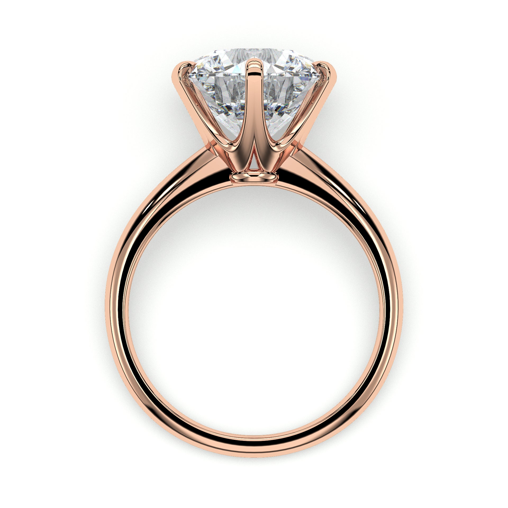 18K Rose Gold Vermeil / 5.00 CARAT