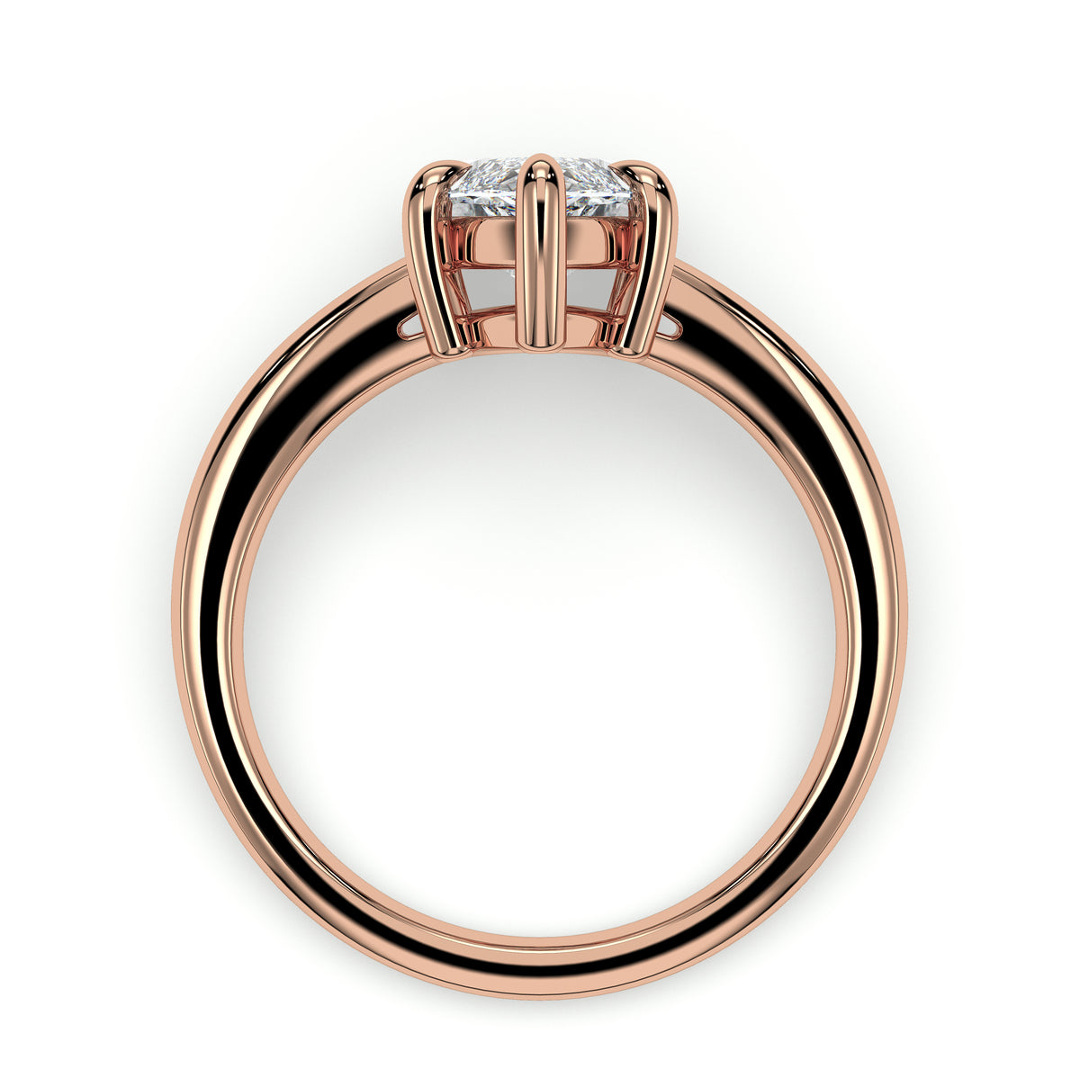 18K Rose Gold Vermeil / 2.00 CARAT