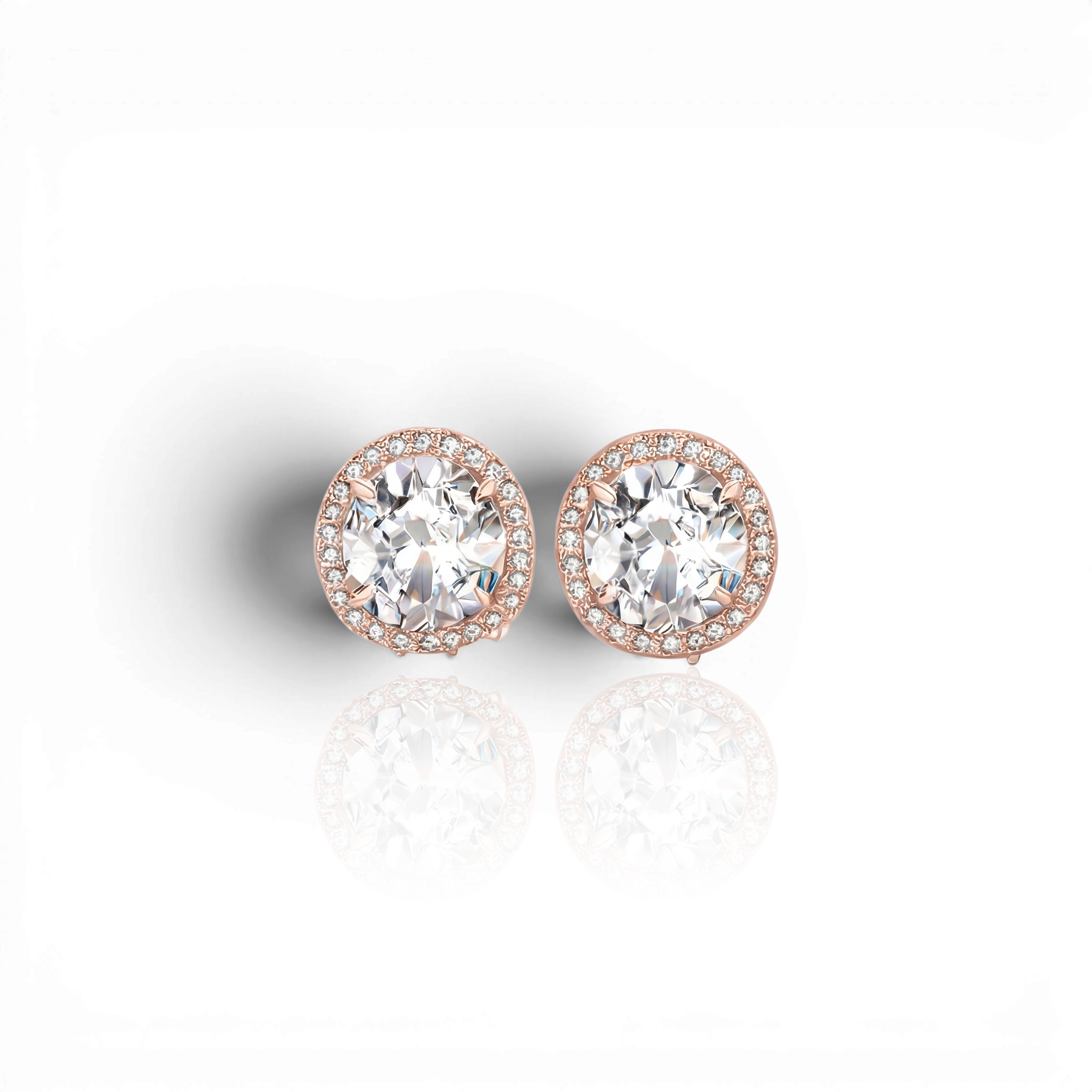 18K Rose Gold Vermeil / 1.00 CARAT