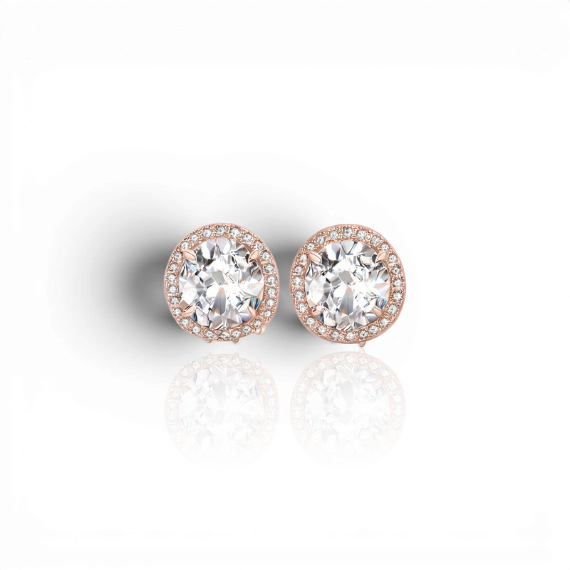 18K Rose Gold Vermeil / 1.00 CARAT