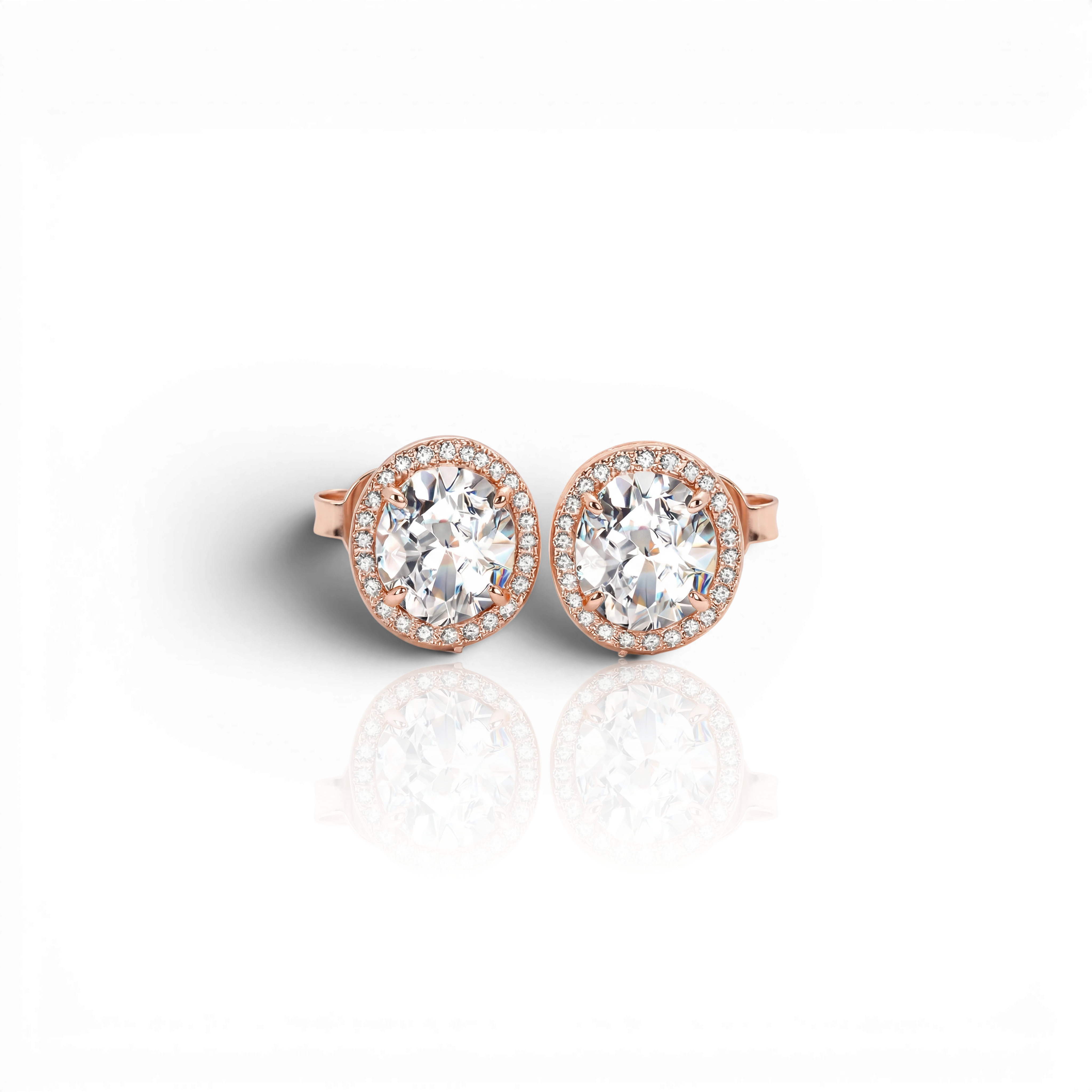 18K Rose Gold Vermeil / 2.00 CARAT