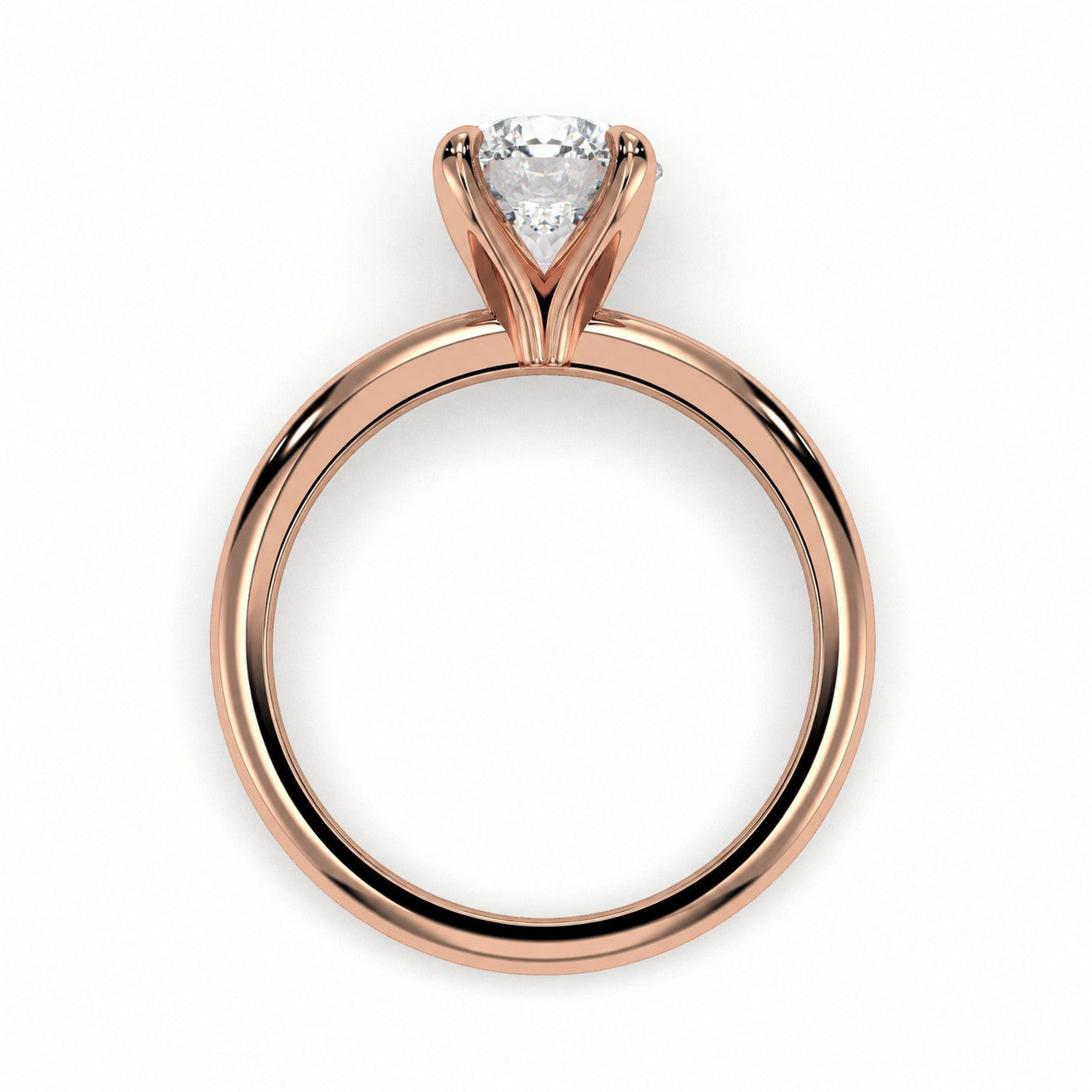 18K Rose Gold Vermeil / 1.00 CARAT