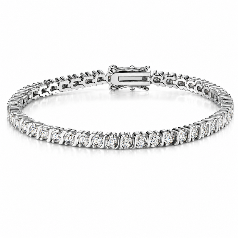 Serpentine Radiance Tennis Bracelet