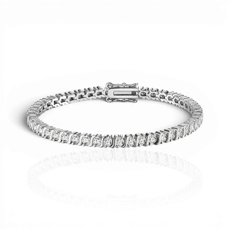 18K White Gold Vermeil