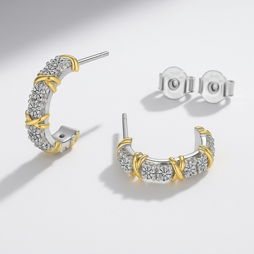 18K White Gold Vermeil
