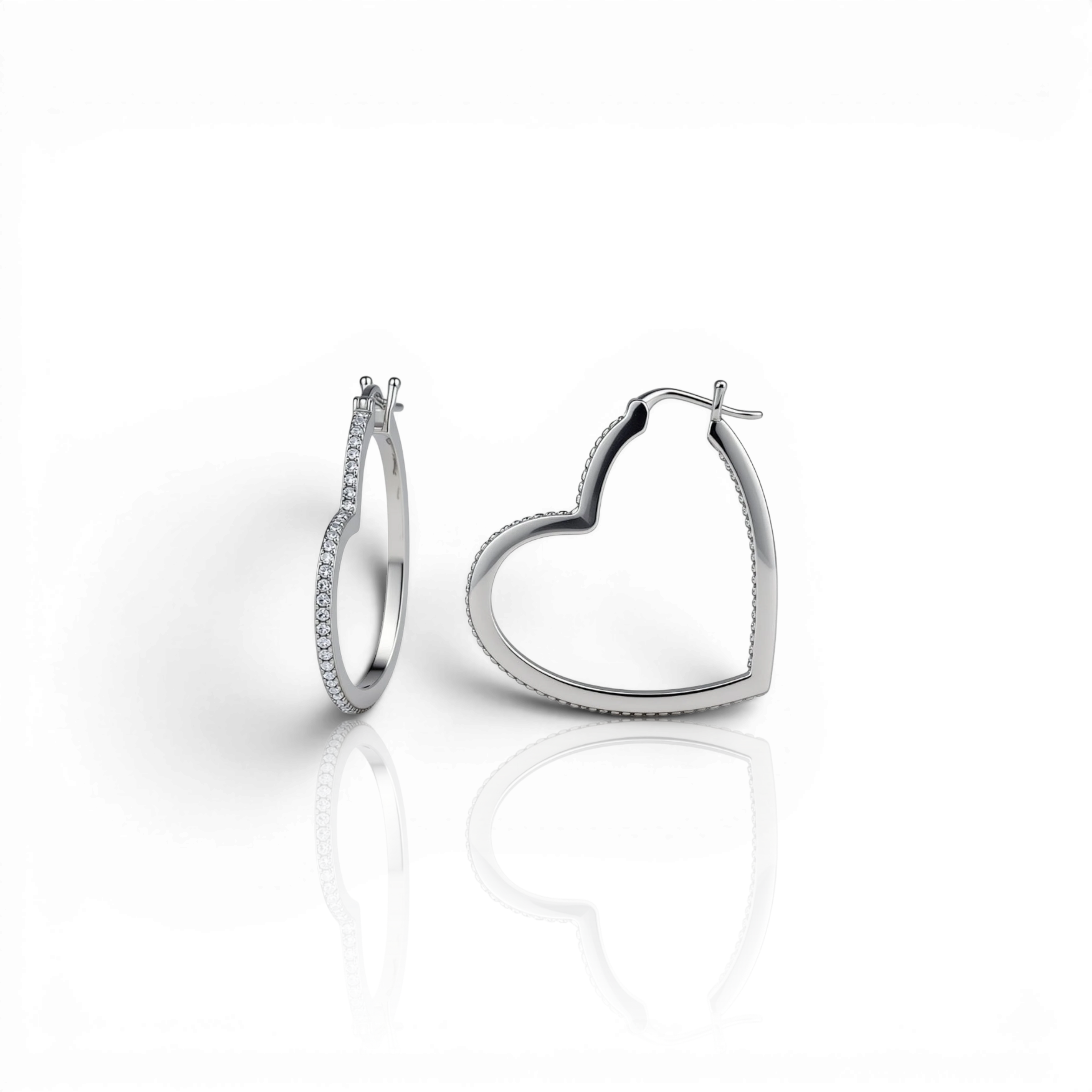 18K White Gold Vermeil