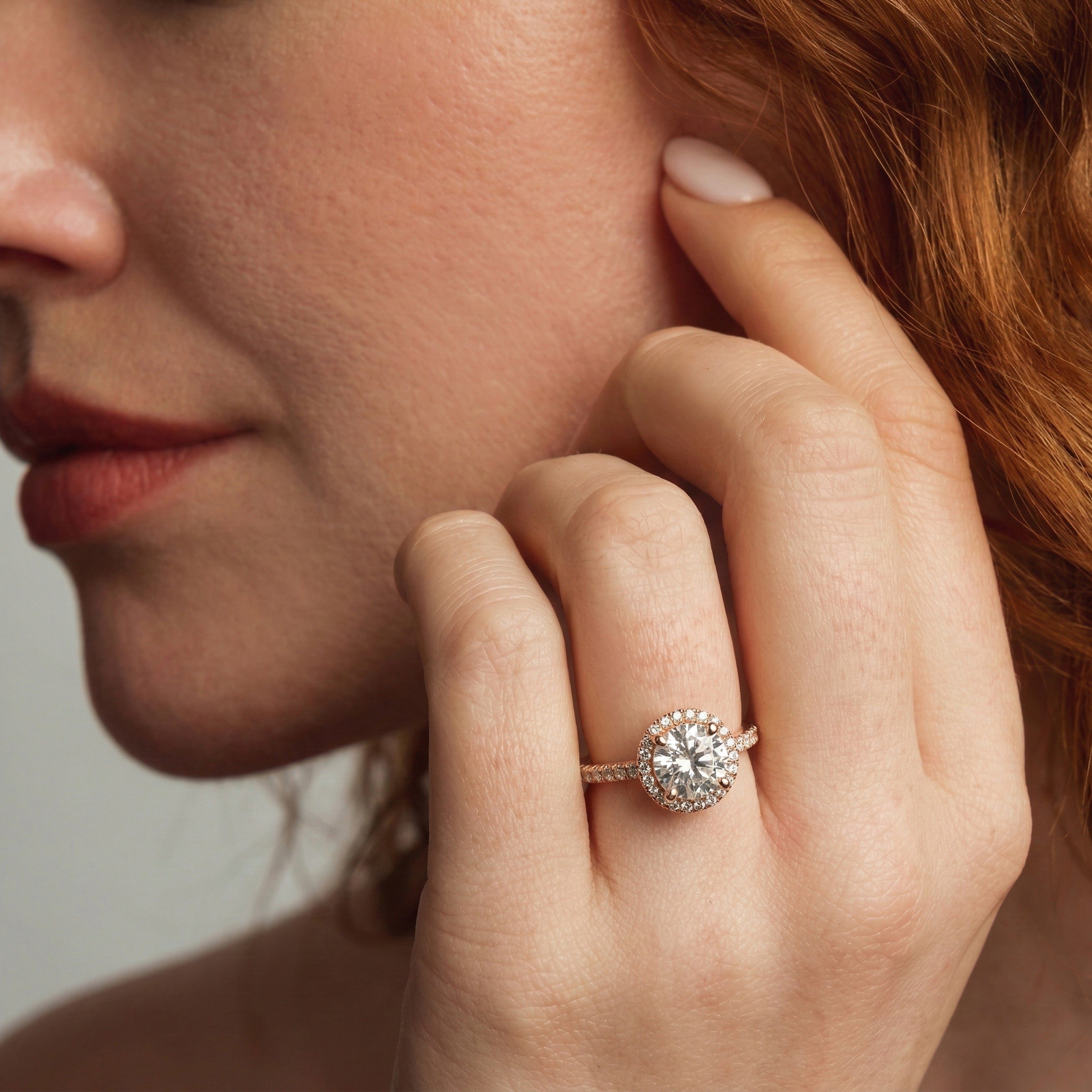 18K Rose Gold Vermeil, 18K Rose Gold Vermeil / Lifestyle, 18K Rose Gold Vermeil / 2.00 CARAT