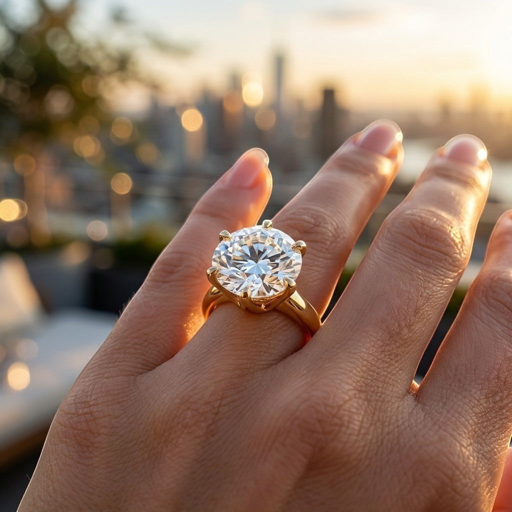 18K Yellow Gold Vermeil, 18K Yellow Gold Vermeil / 5.00 CARAT