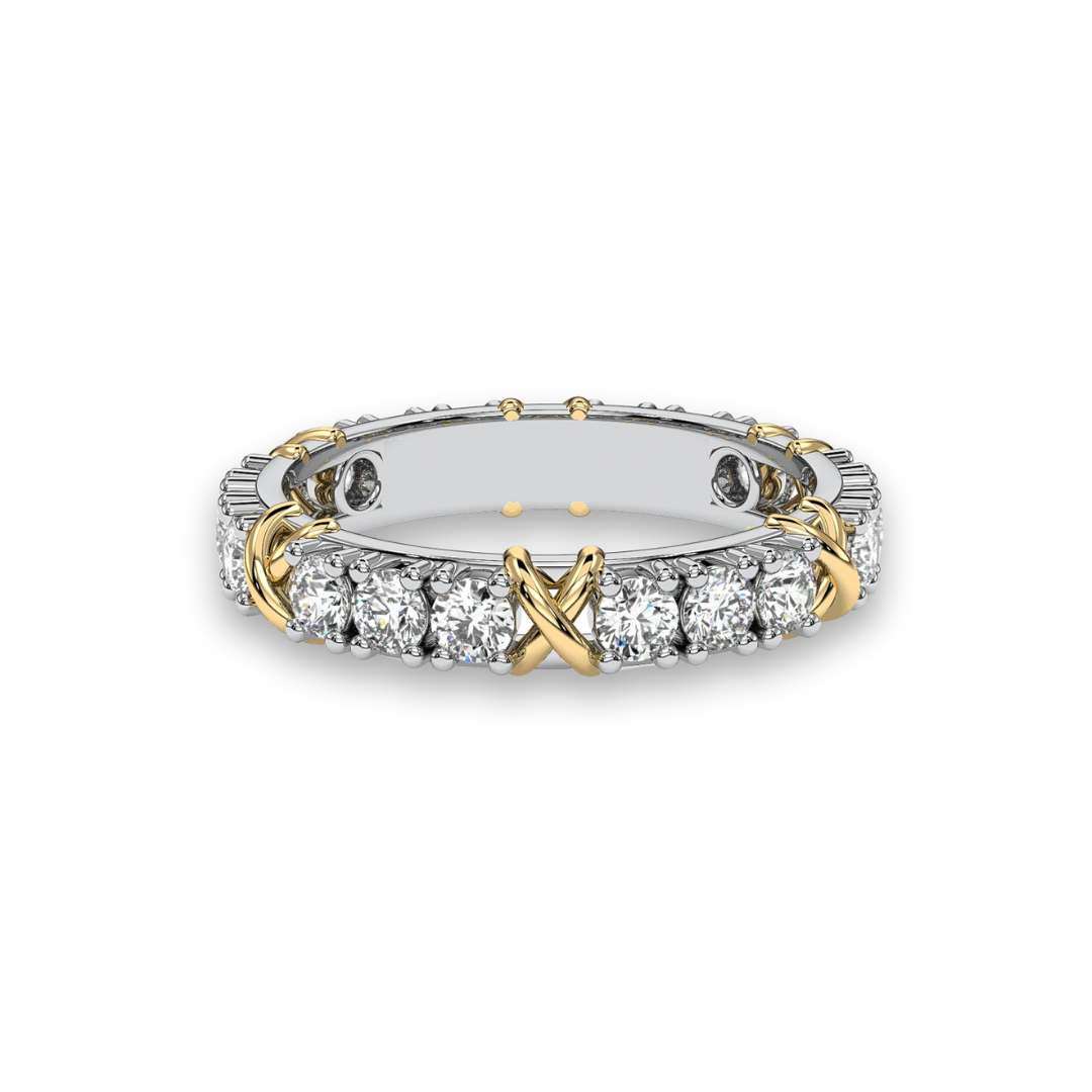 18K White Gold Vermeil