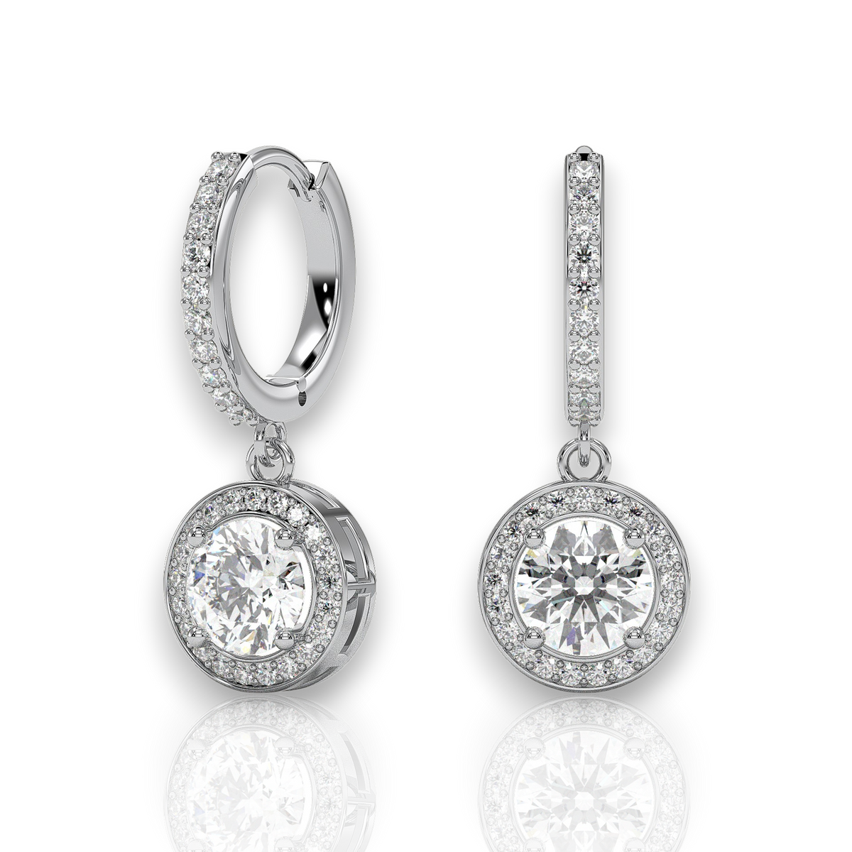 18K White Gold Vermeil